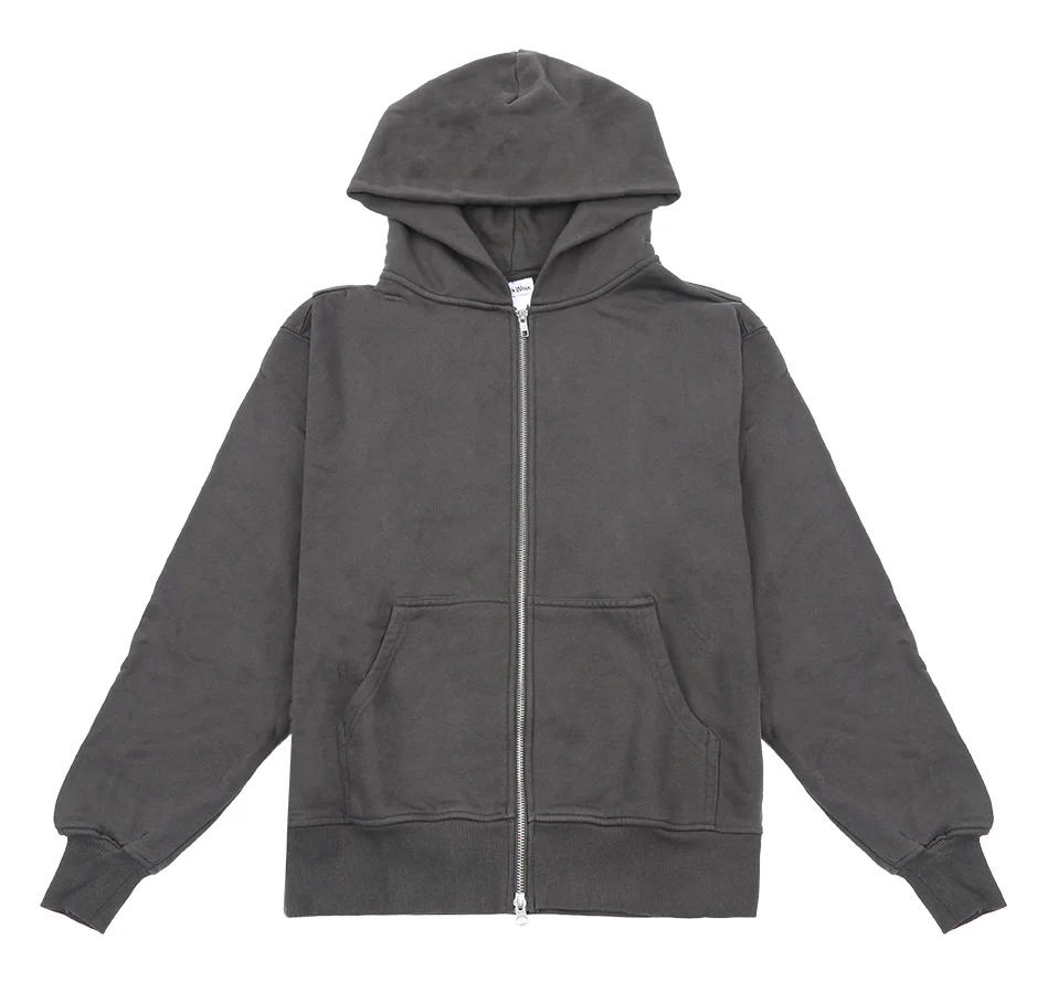 12.0oz Max Heavy Fleece Garment Dye Double Zip Hoodie - Image 21