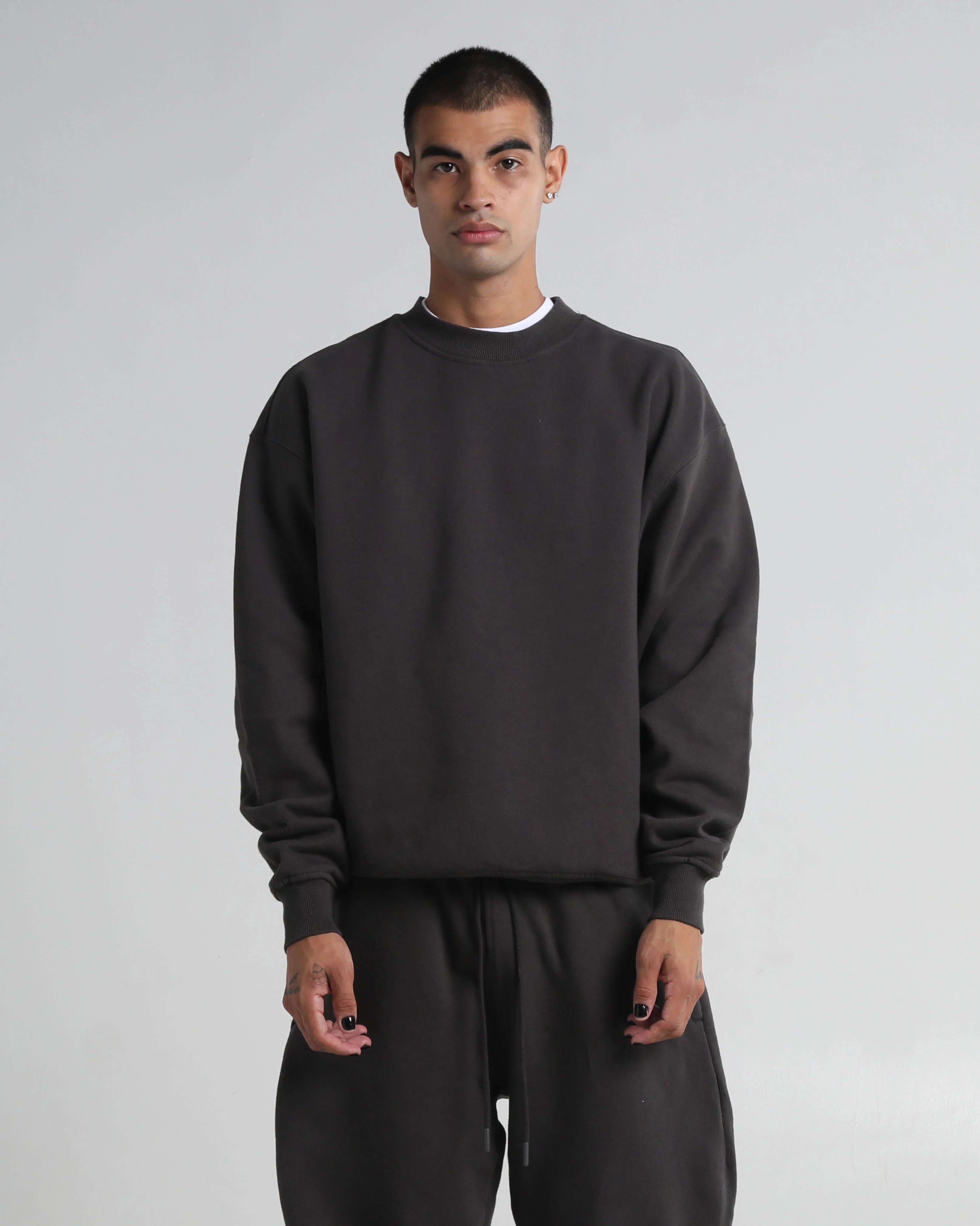 13.5oz Max Heavy Fleece Garment Dye Crewneck - Image 6