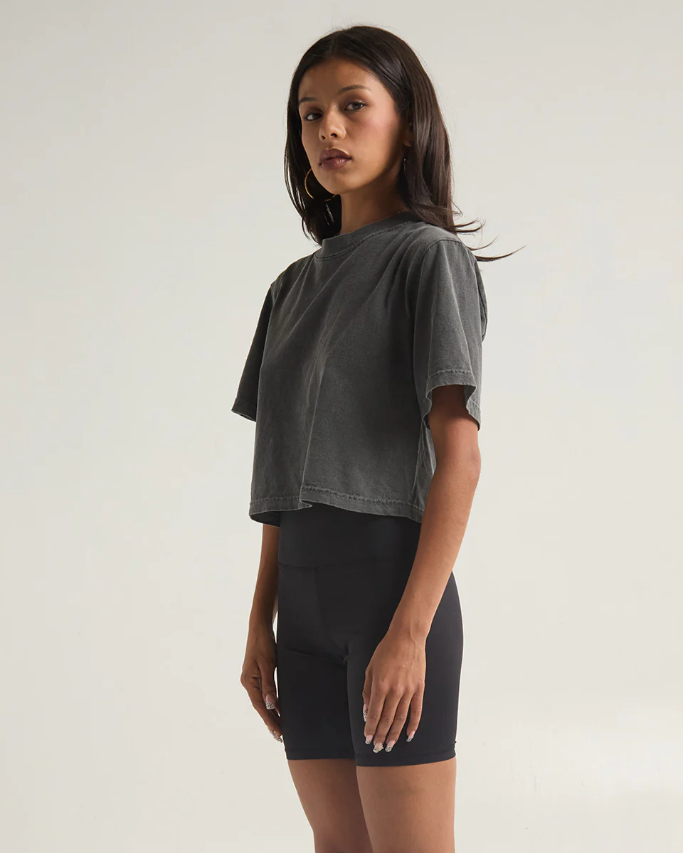 6.0oz Garment Dye Crop Top - Image 8