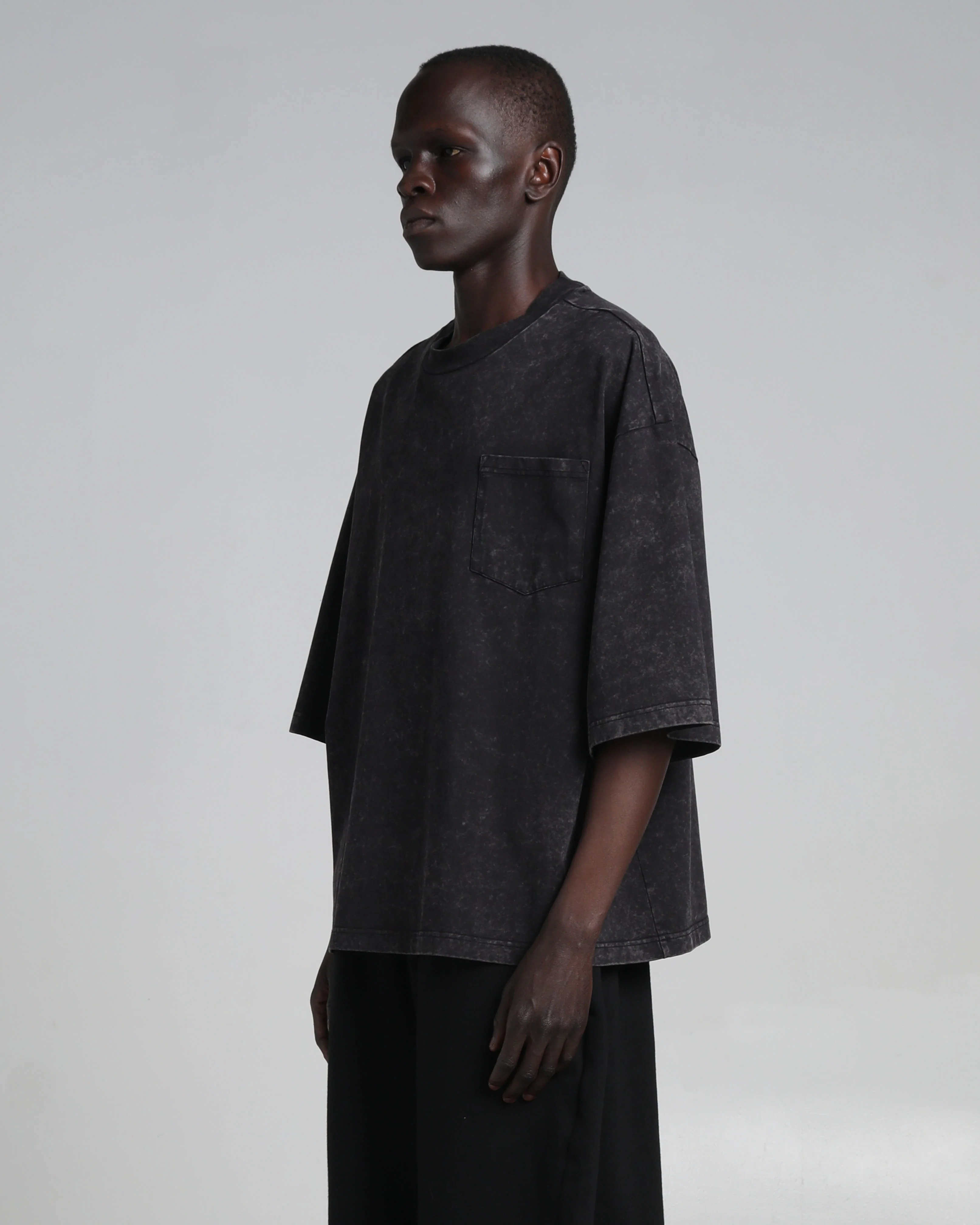 7.5oz Acid Wash Pocket Tee Short Sleeve - Image 4