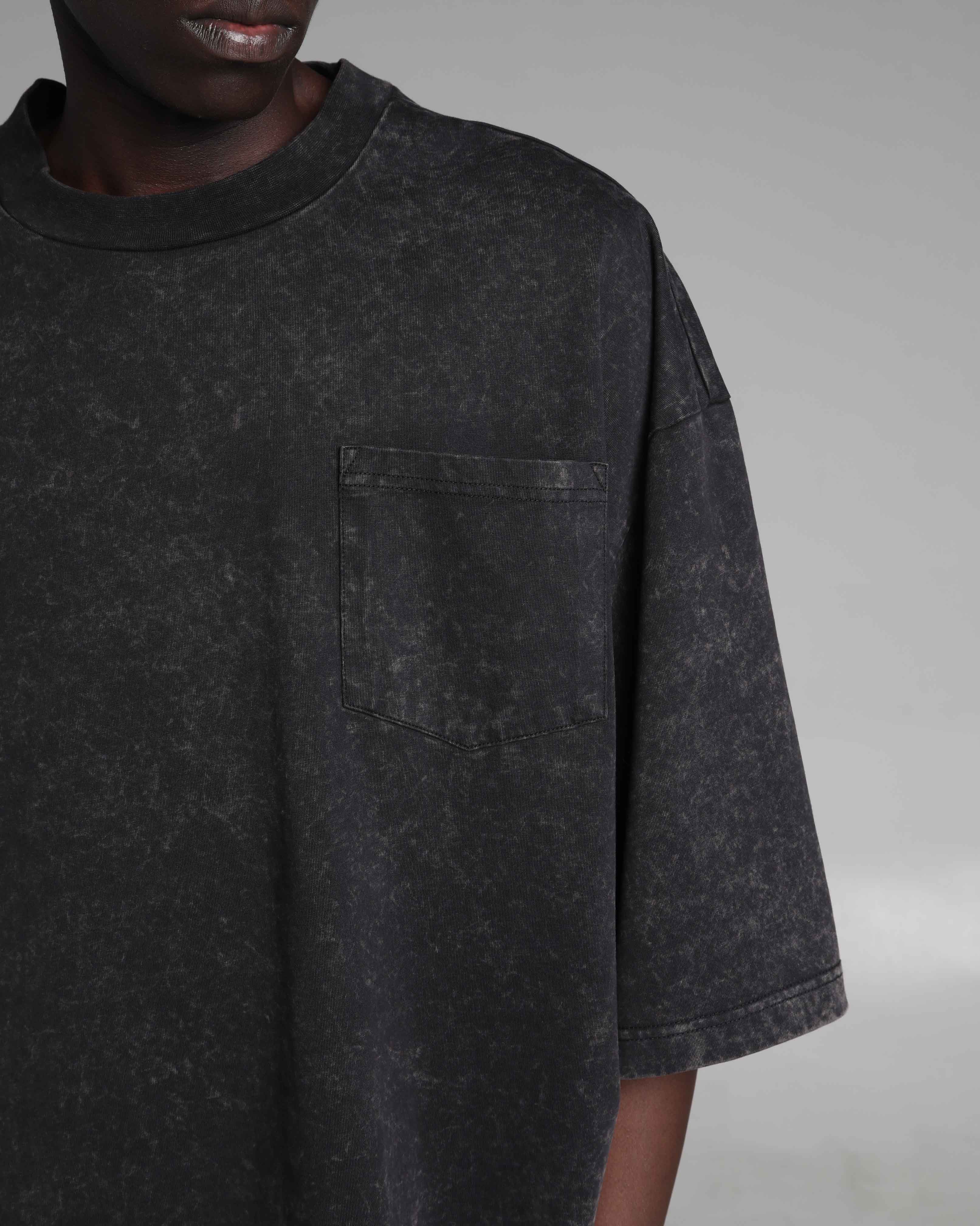 7.5oz Acid Wash Pocket Tee Short Sleeve - Image 5