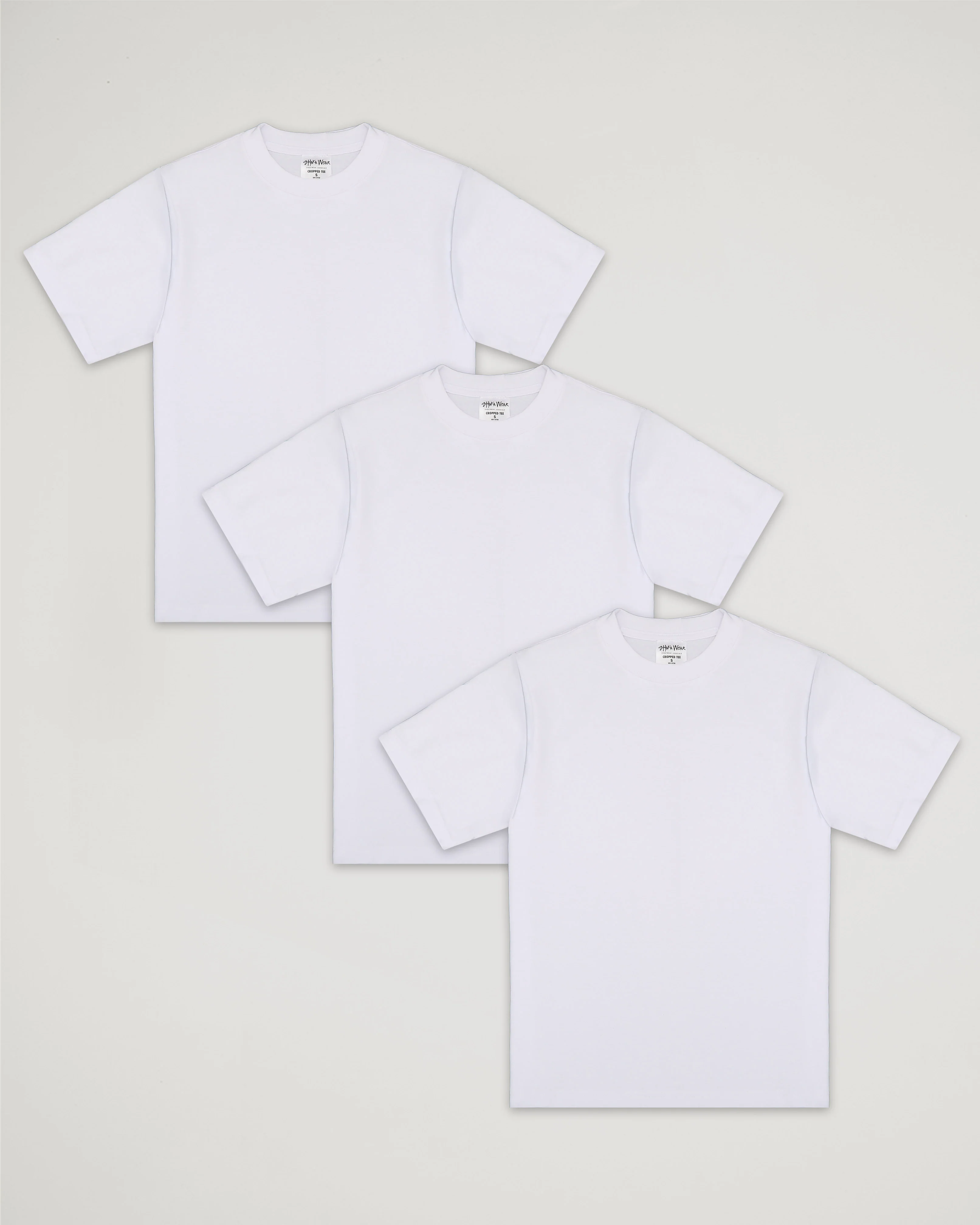 7.5oz Max Heavyweight Cropped Tee - 3-Pack - Image 3