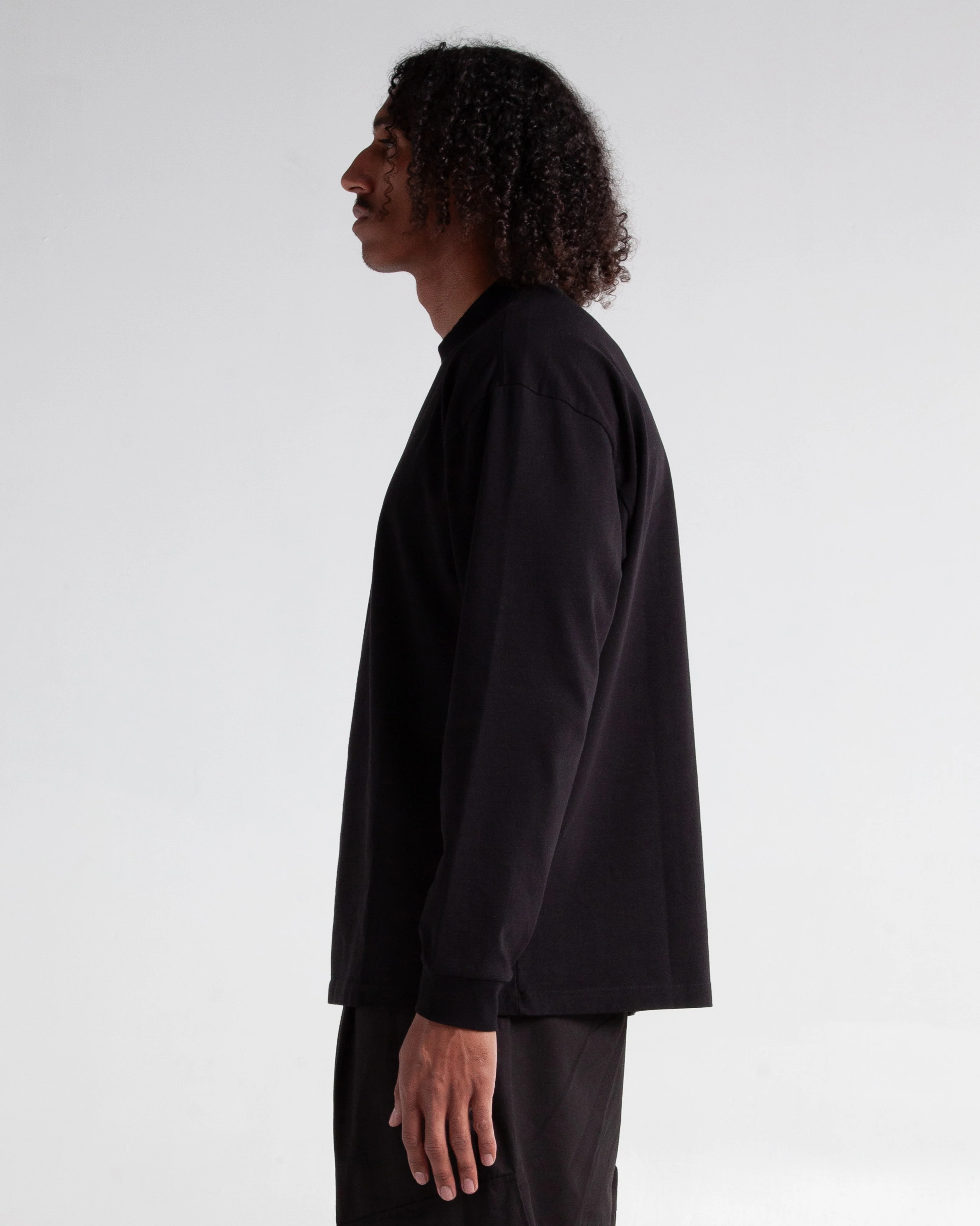 9.0oz Garment Dye Long Sleeve Designer Tee - Image 11
