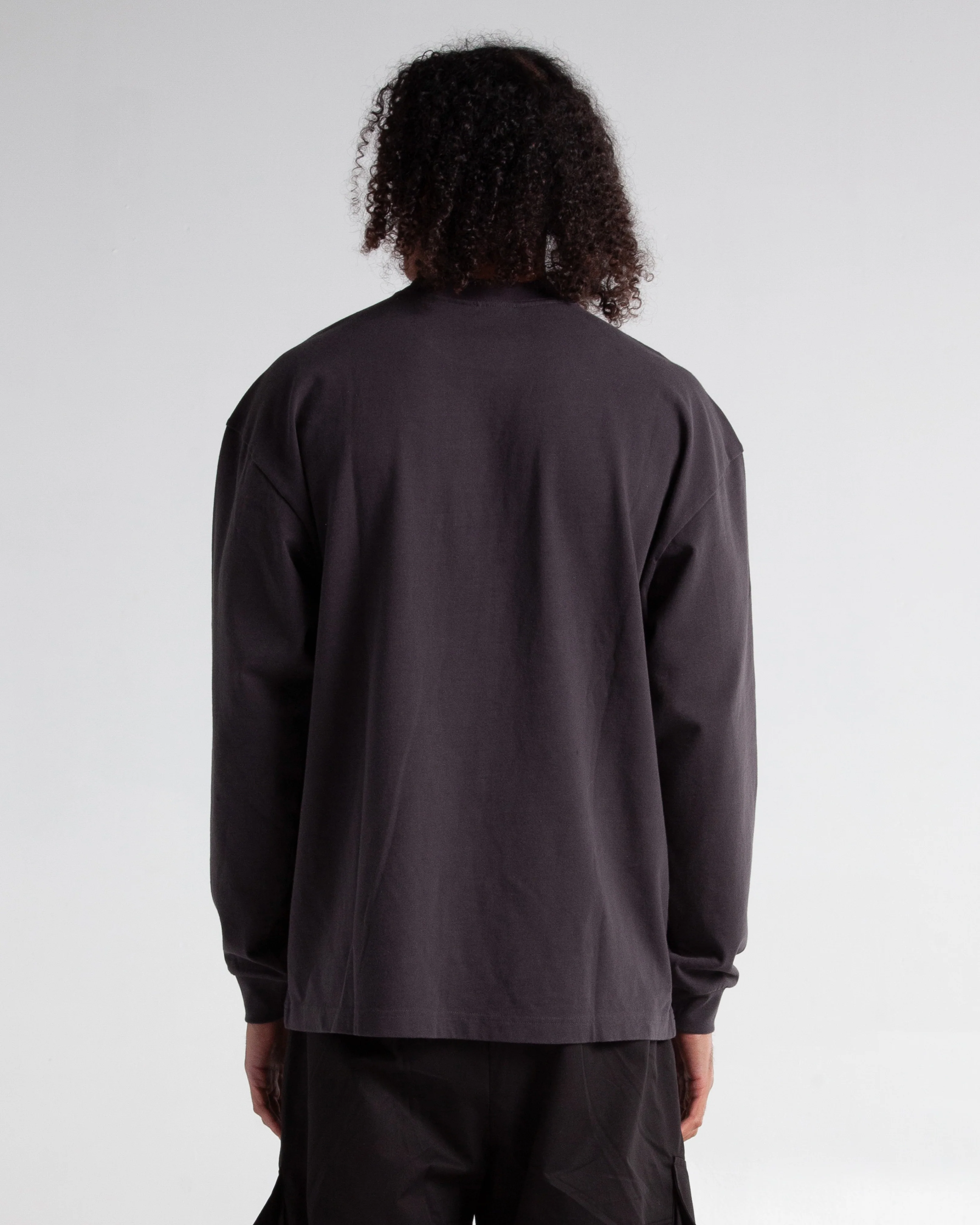 9.0oz Garment Dye Long Sleeve Designer Tee - Image 6