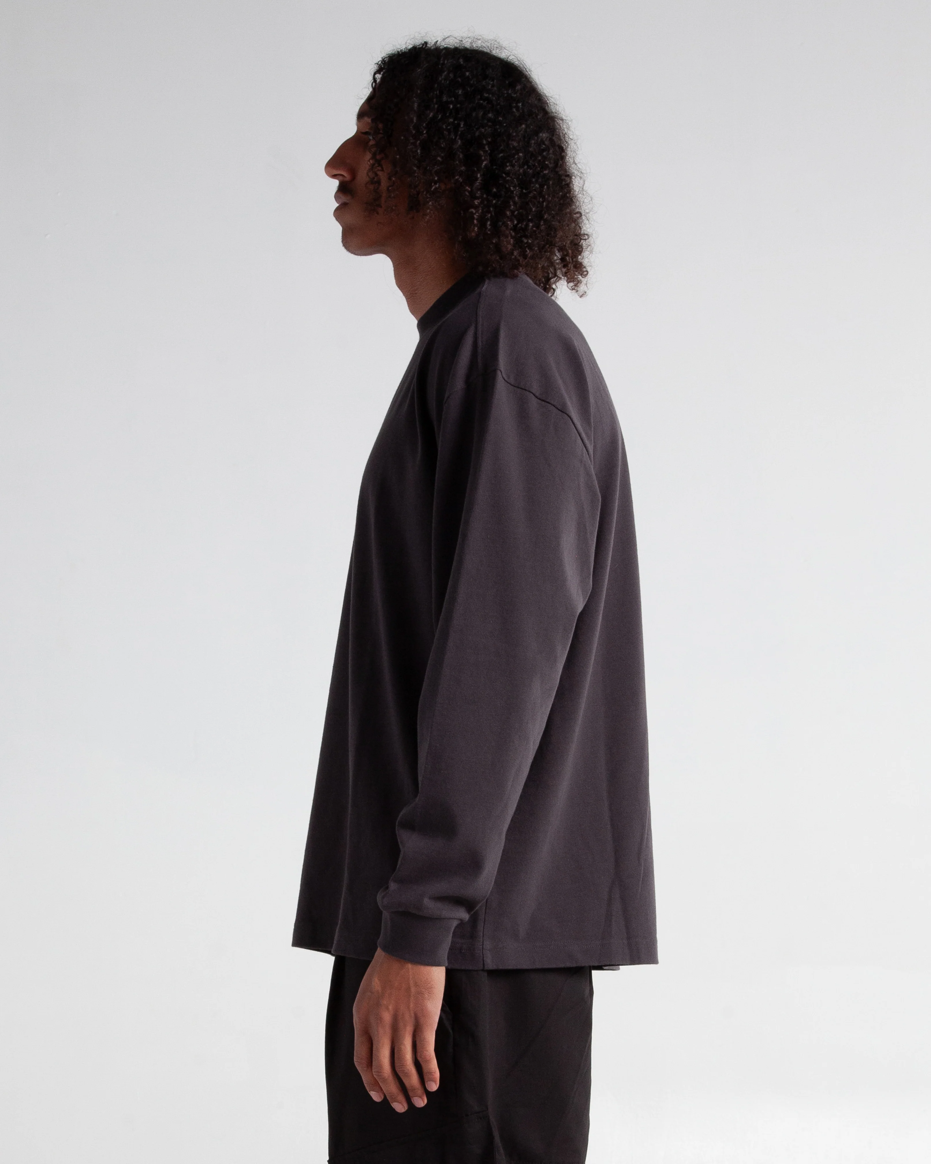 9.0oz Garment Dye Long Sleeve Designer Tee - Image 7
