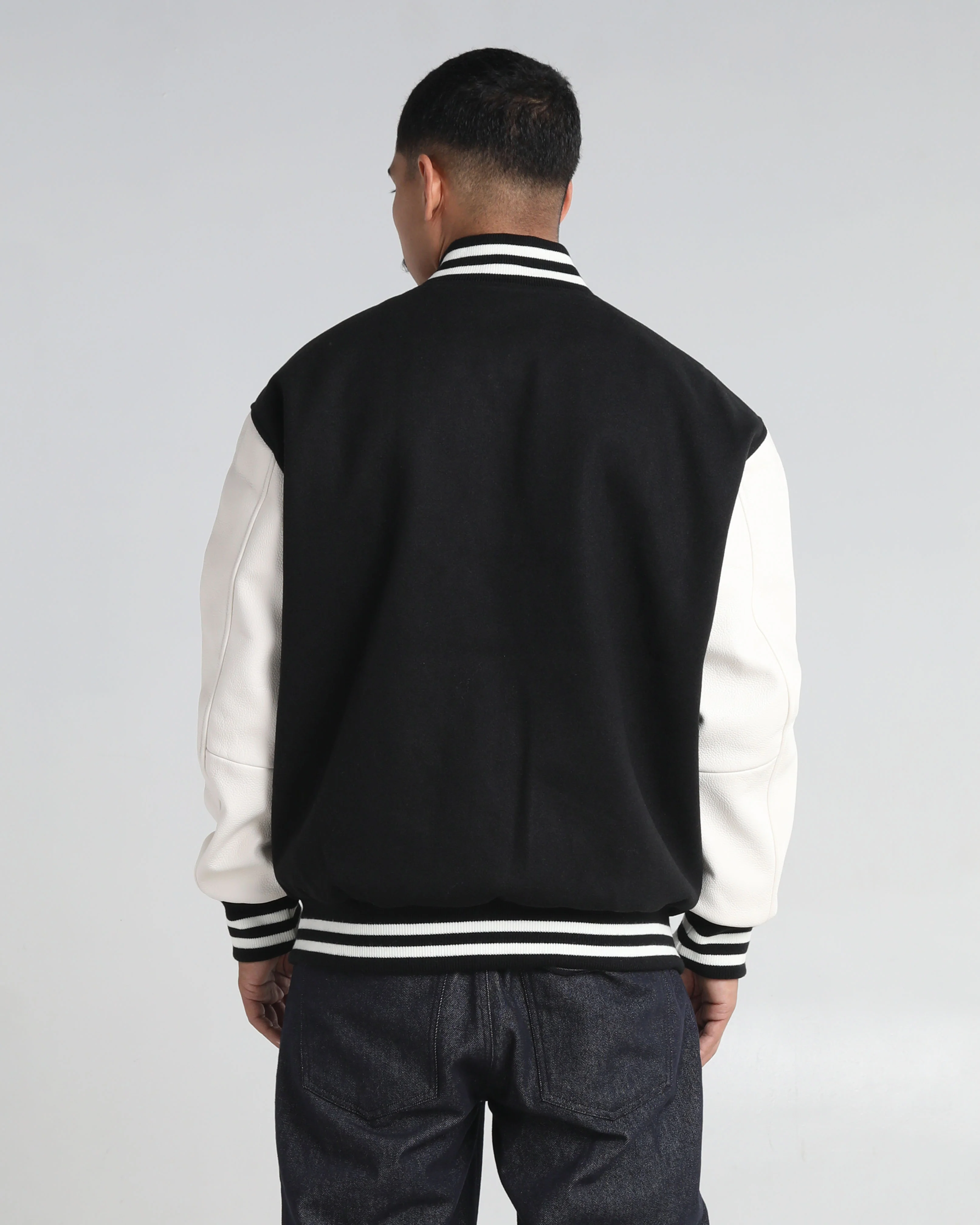 Conquer or Die Letterman Jacket - Image 3