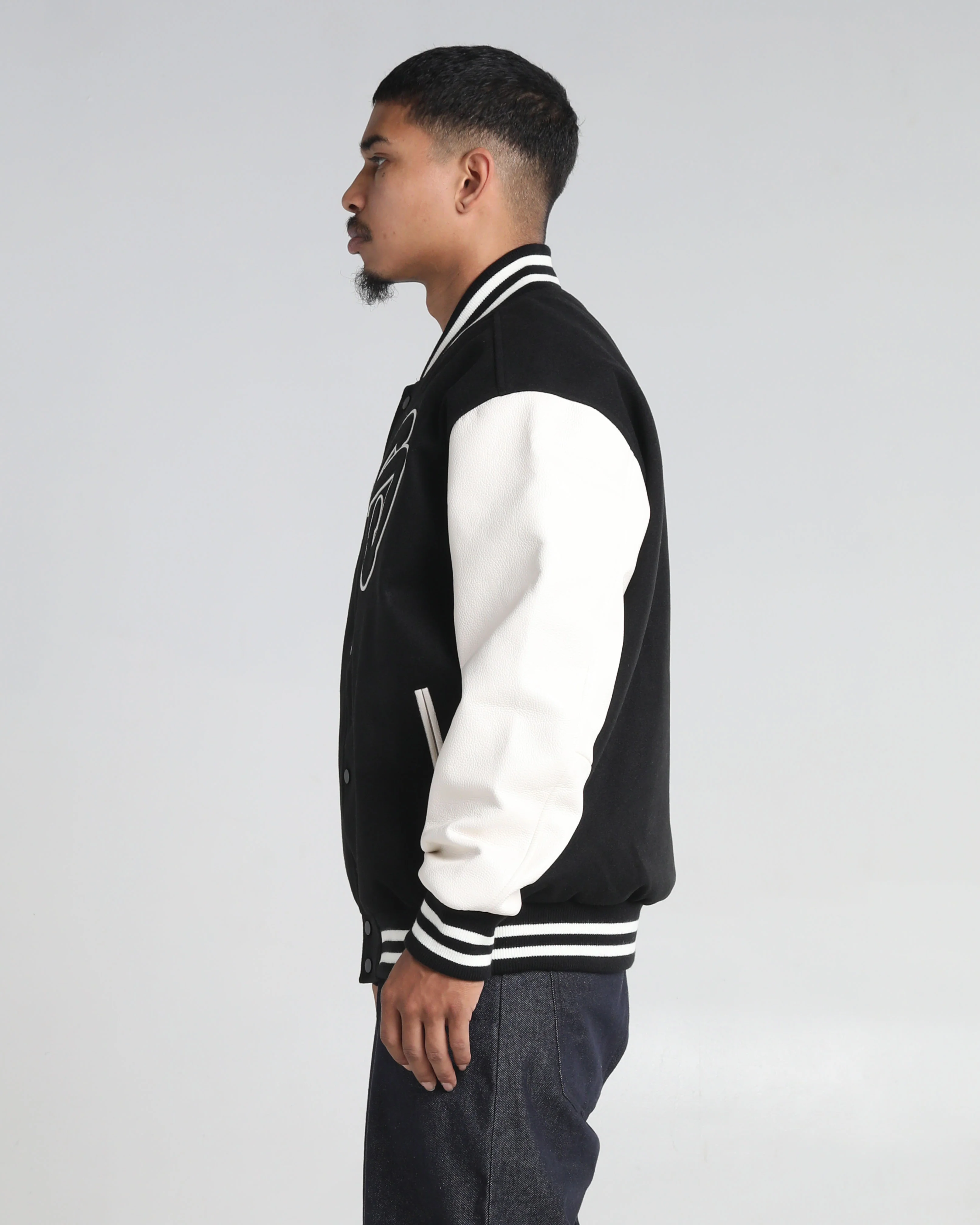 Conquer or Die Letterman Jacket - Image 4