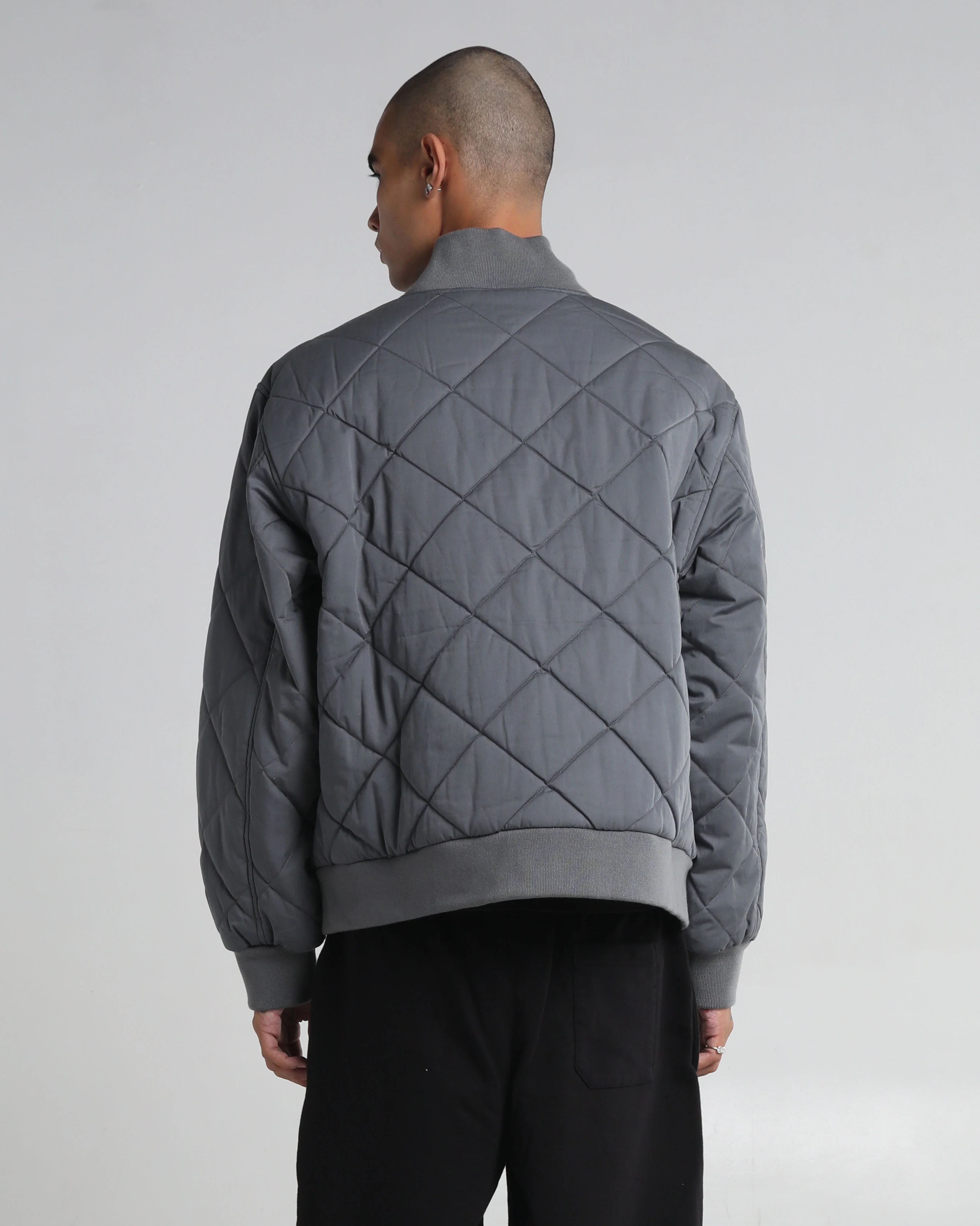Diamond Quilted Jacket - Image 7