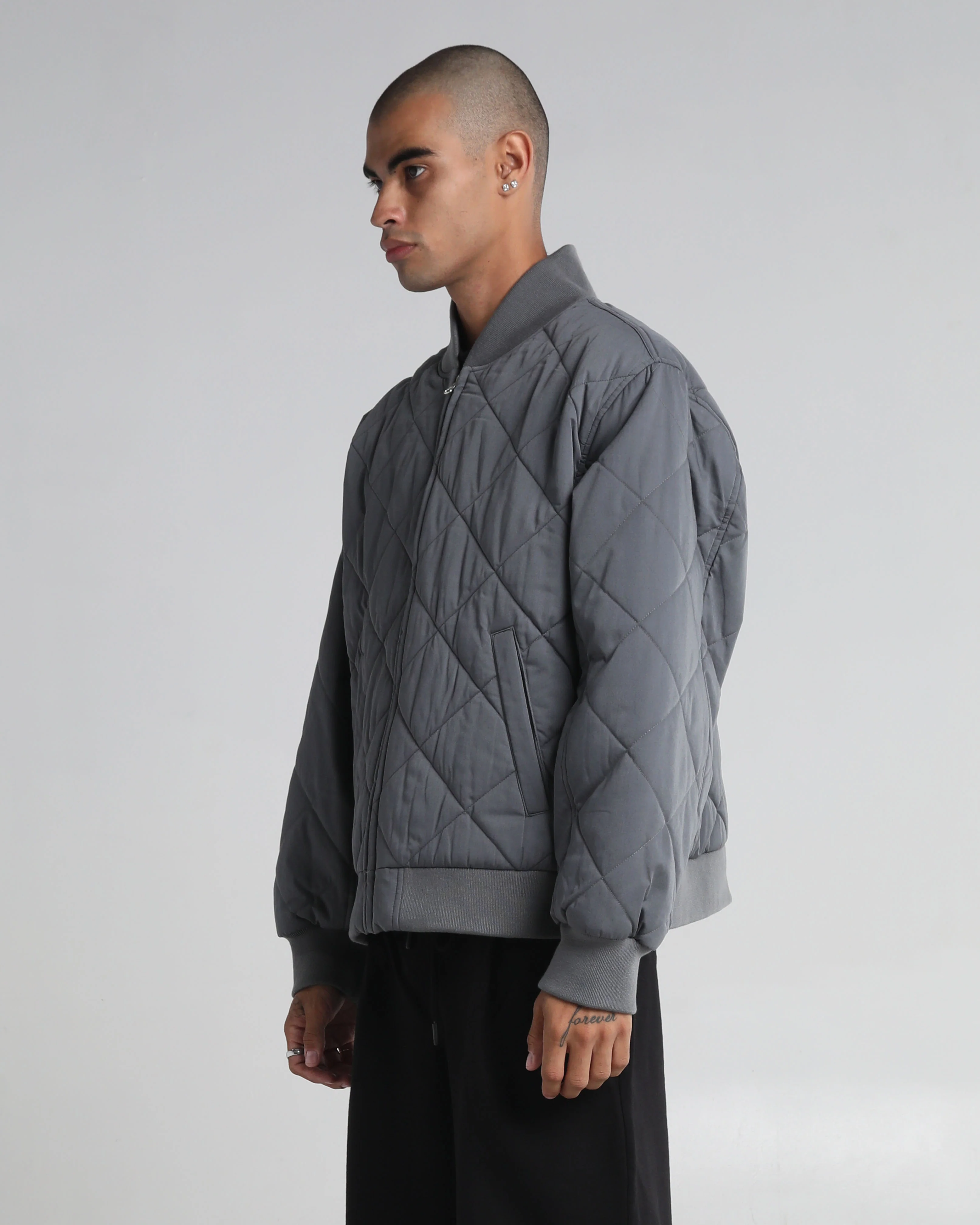 Diamond Quilted Jacket - Image 9