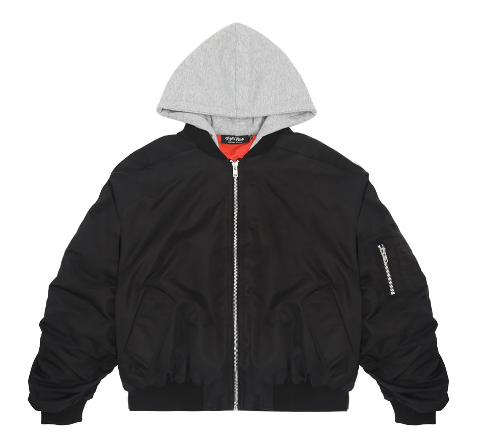 Drop Shoulder Bomber Jacket - Image 12