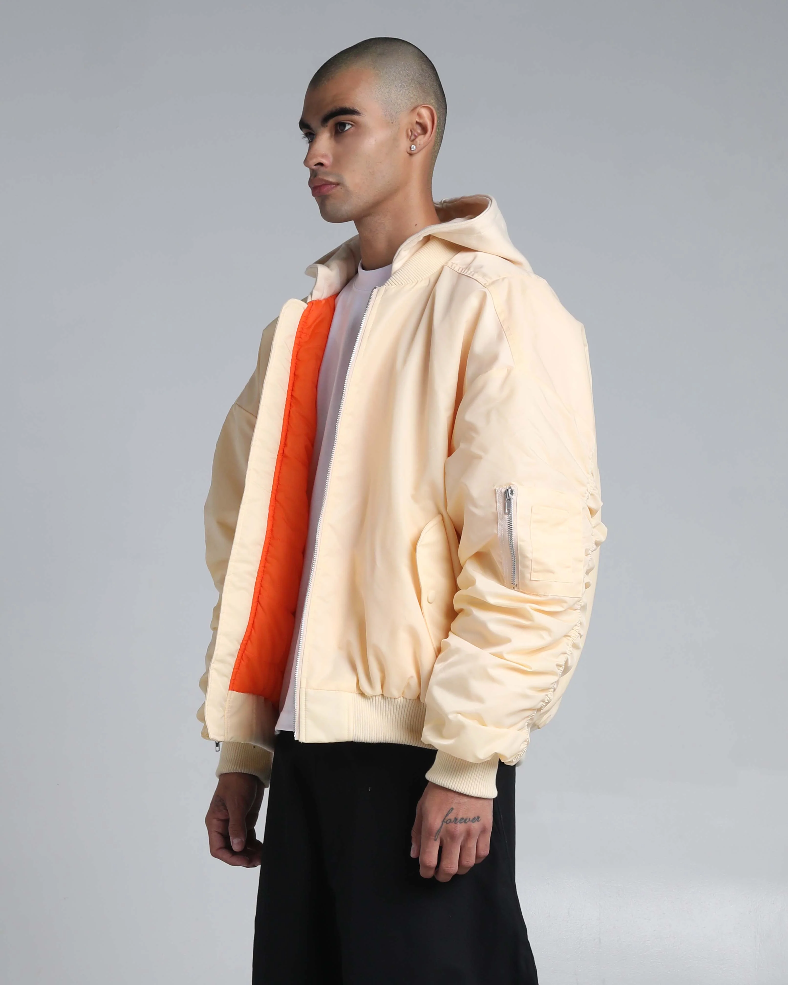 Drop Shoulder Bomber Jacket - Image 9
