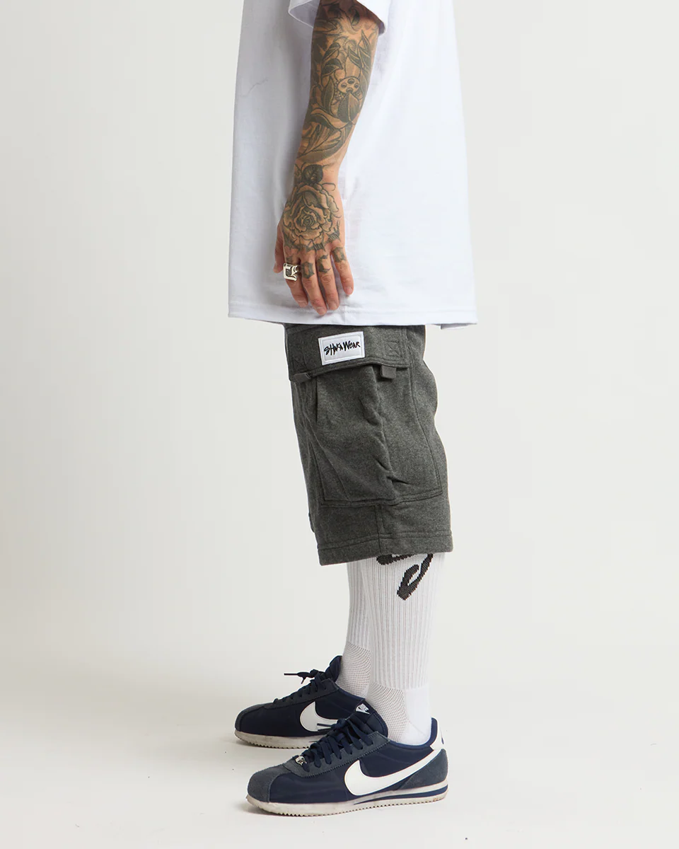 Fleece Cargo Shorts - Image 11