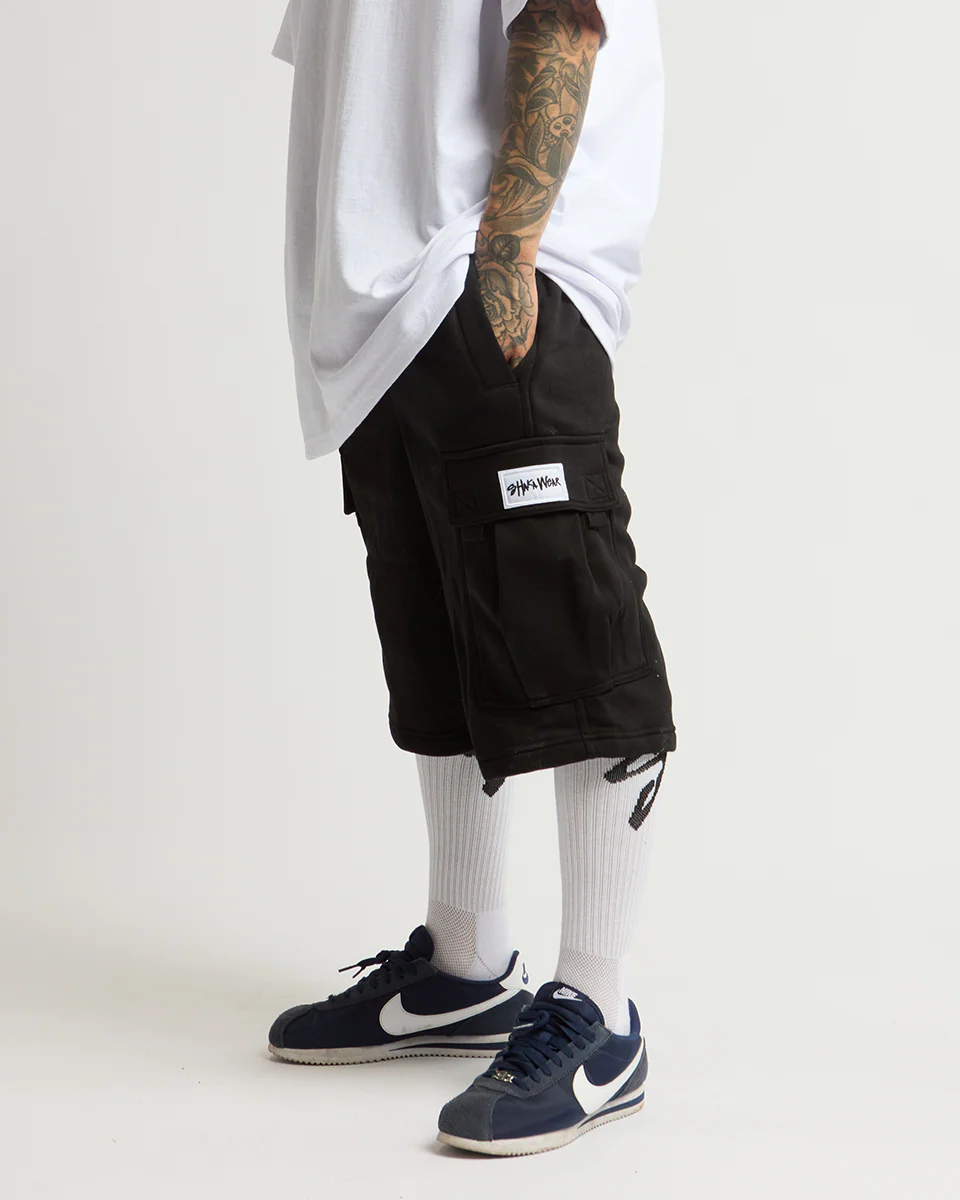 Fleece Cargo Shorts - Image 16