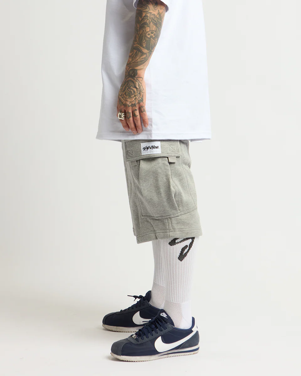 Fleece Cargo Shorts - Image 3
