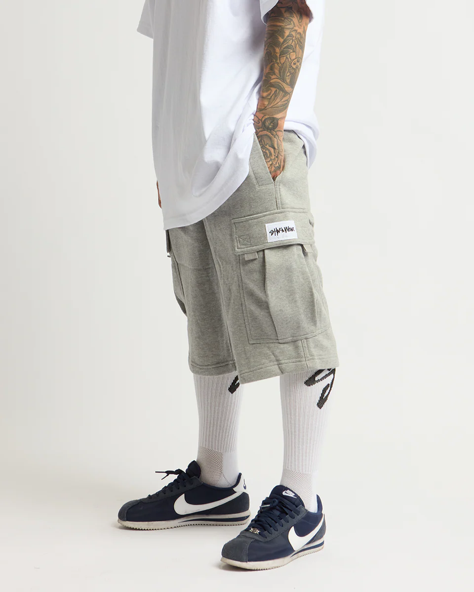 Fleece Cargo Shorts - Image 4