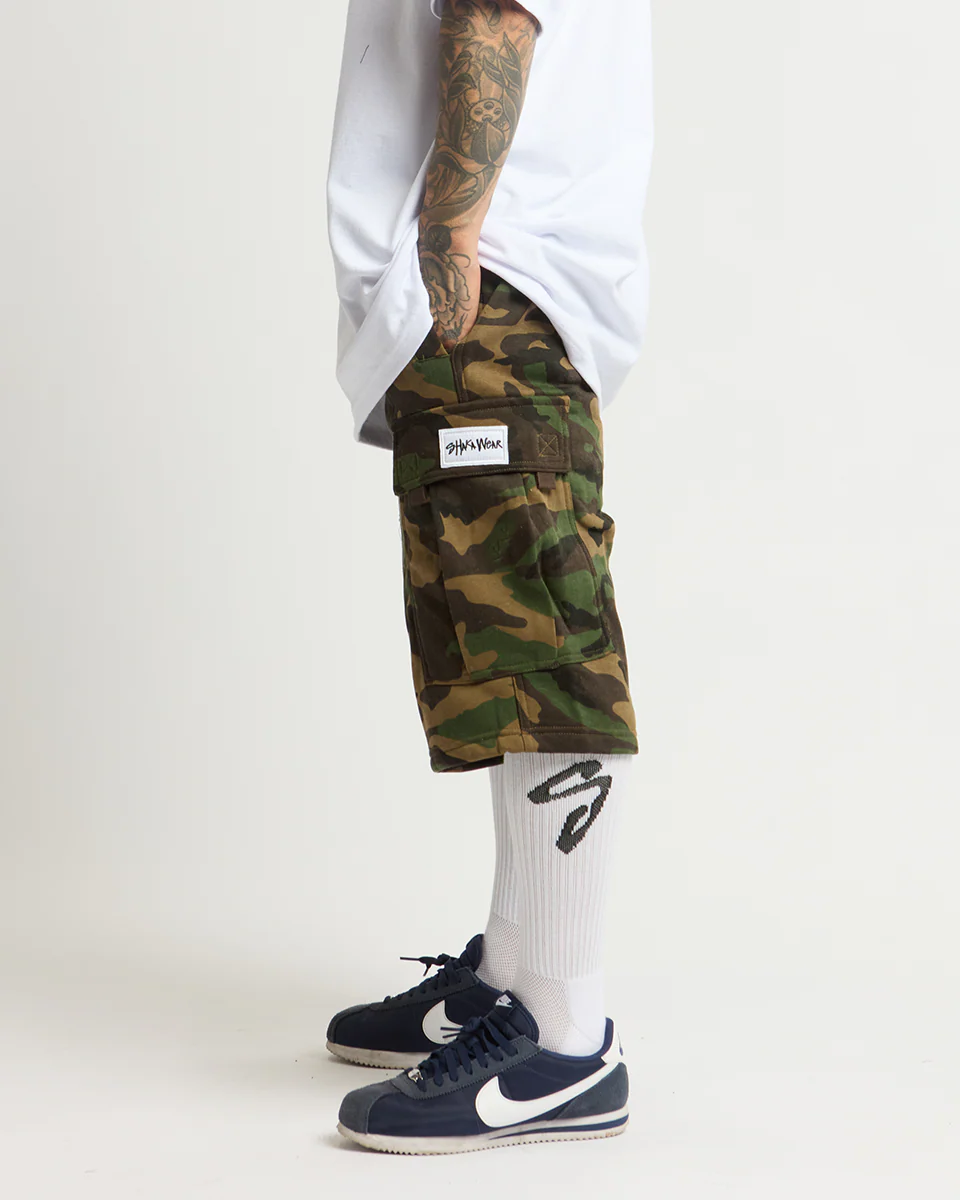 Fleece Cargo Shorts - Image 7