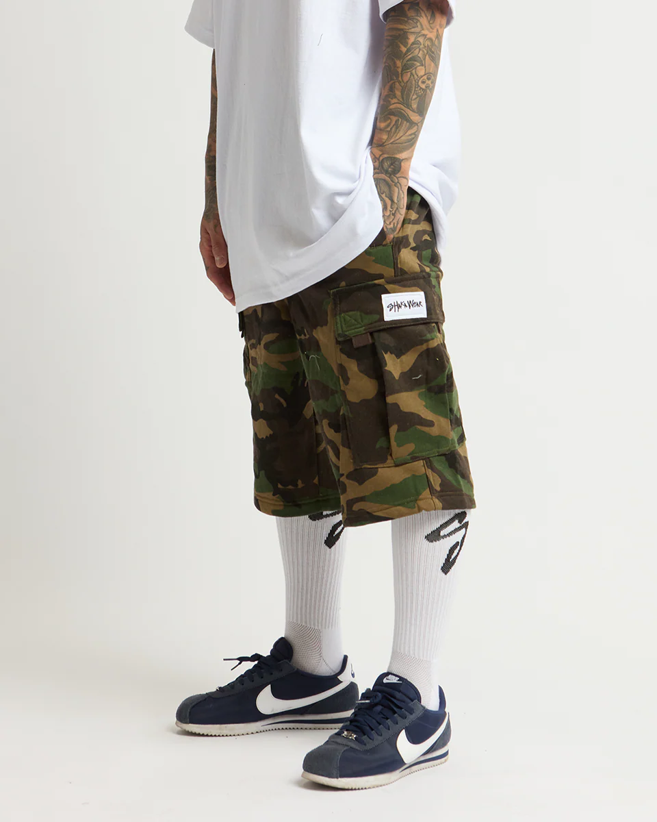 Fleece Cargo Shorts - Image 8