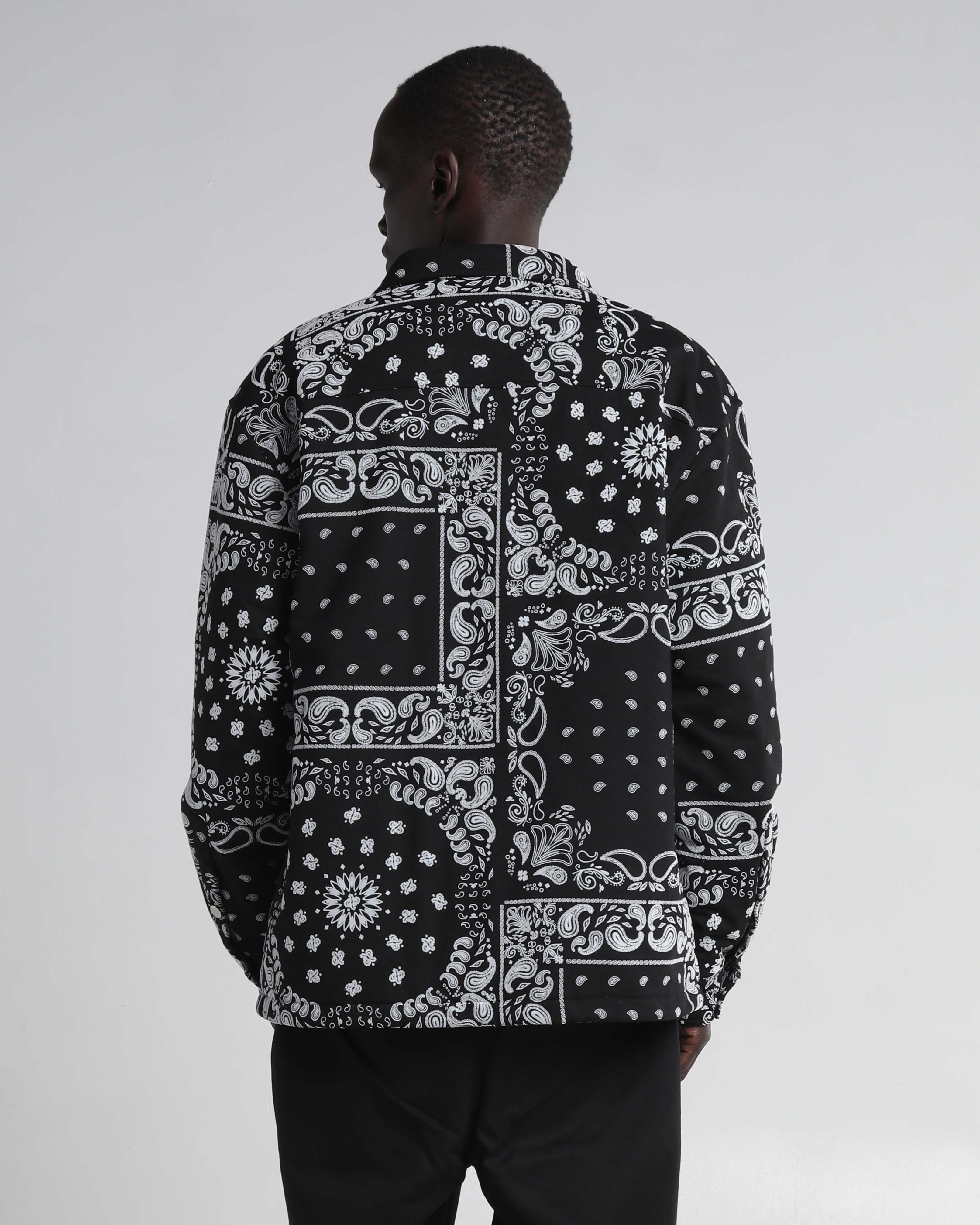Paisley Flocked Jacket - Image 3