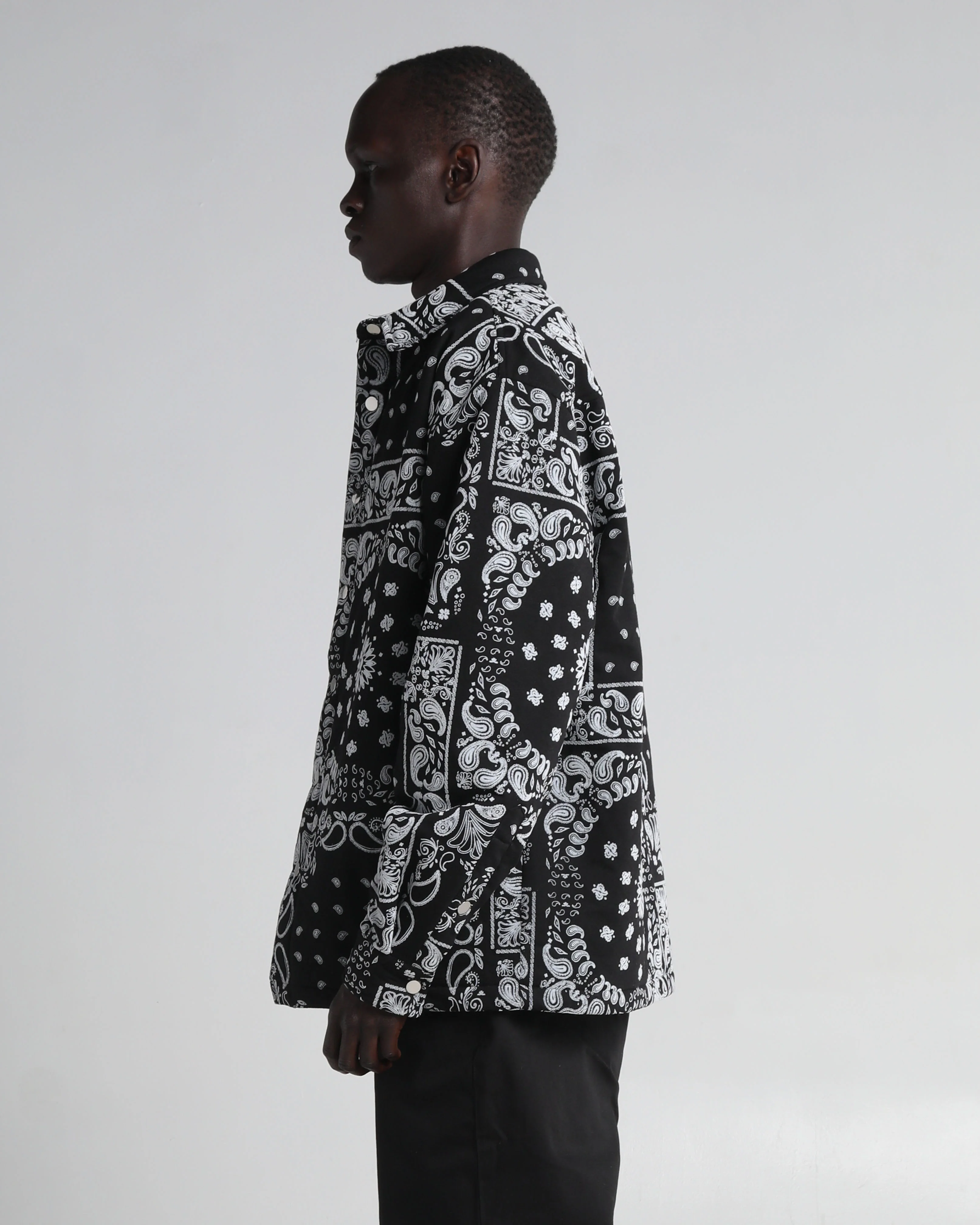 Paisley Flocked Jacket - Image 4