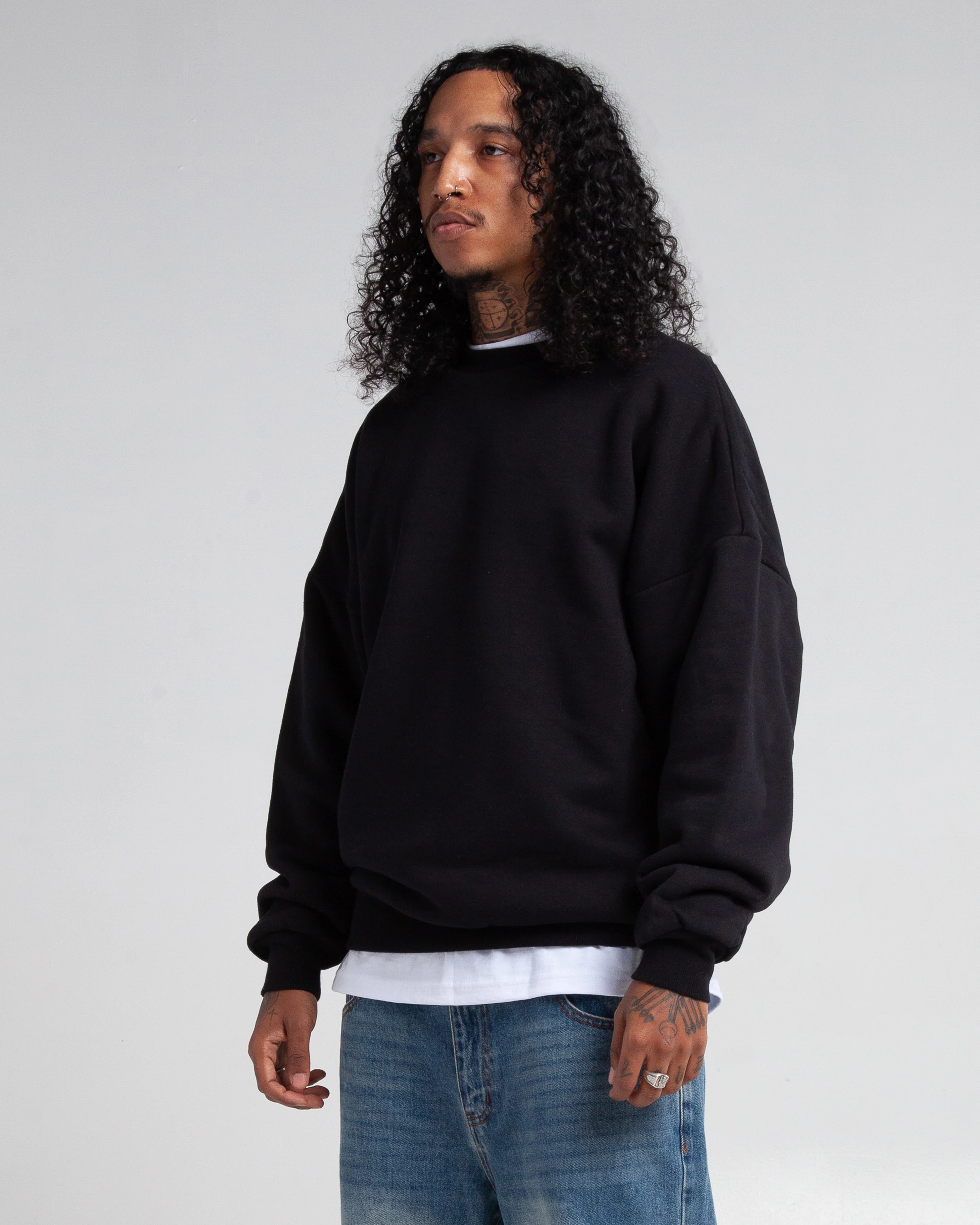 Garment Dye Double Layer Reversible Crewneck - Image 13
