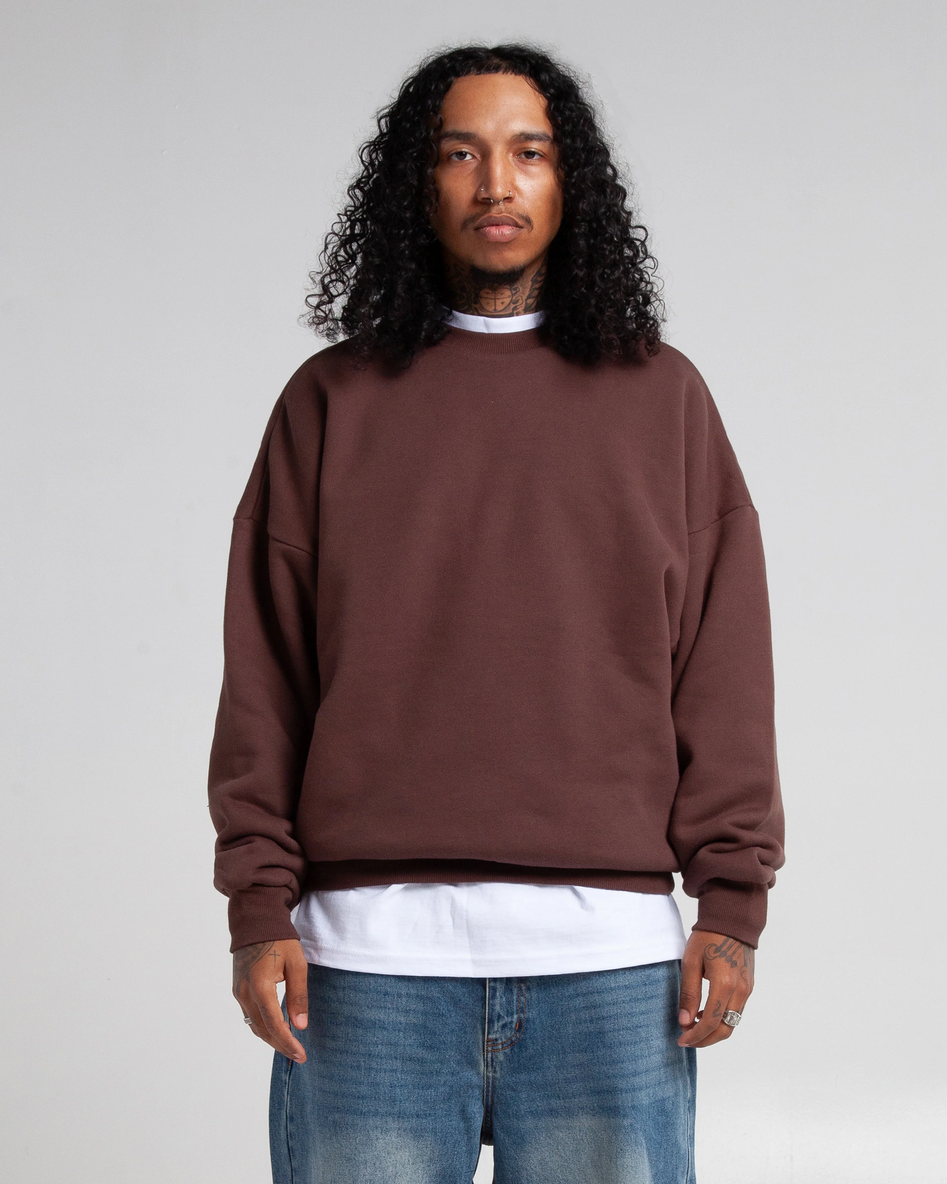 Garment Dye Double Layer Reversible Crewneck - Image 6