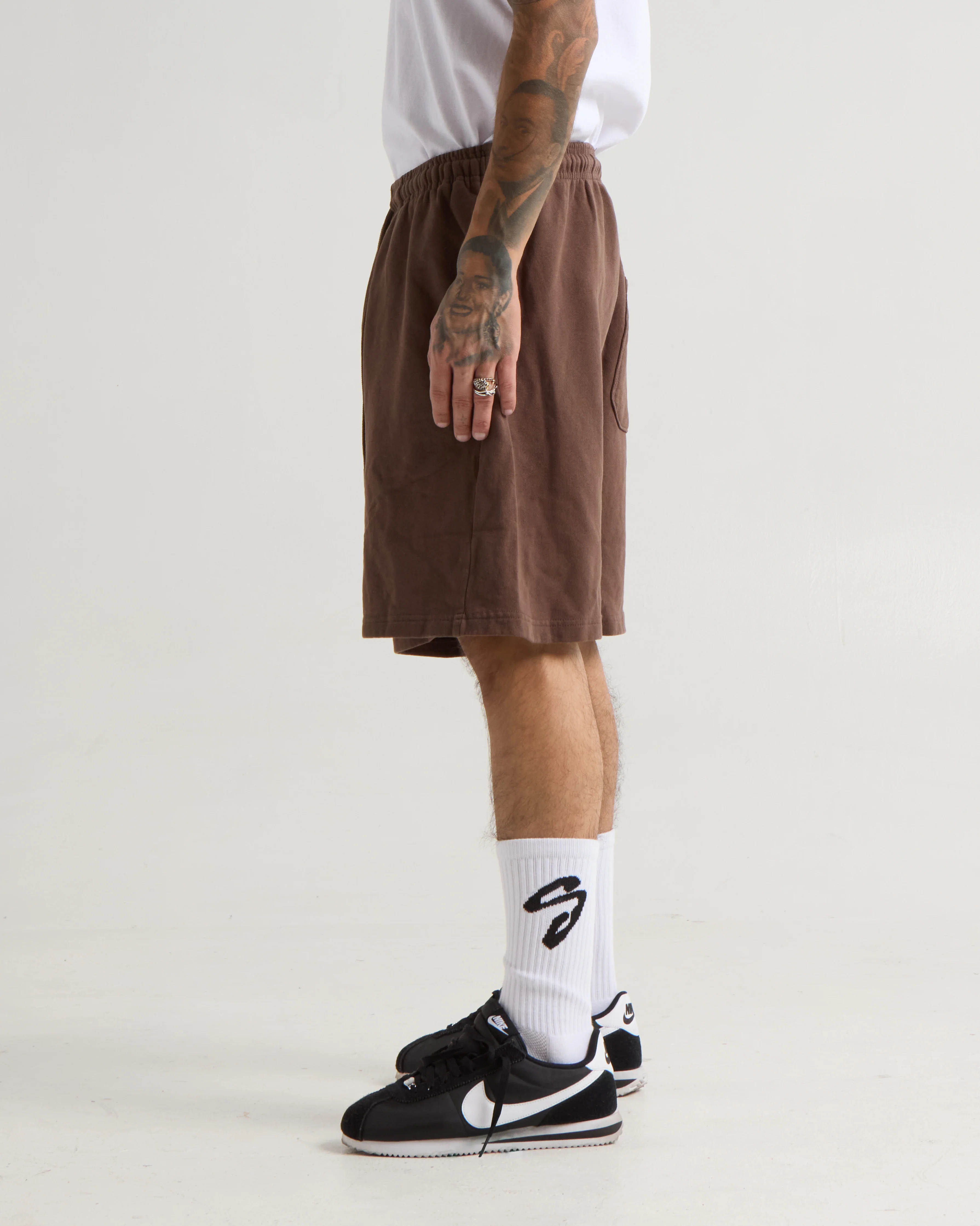 Garment Dye Fleece Mens Shorts - Image 11