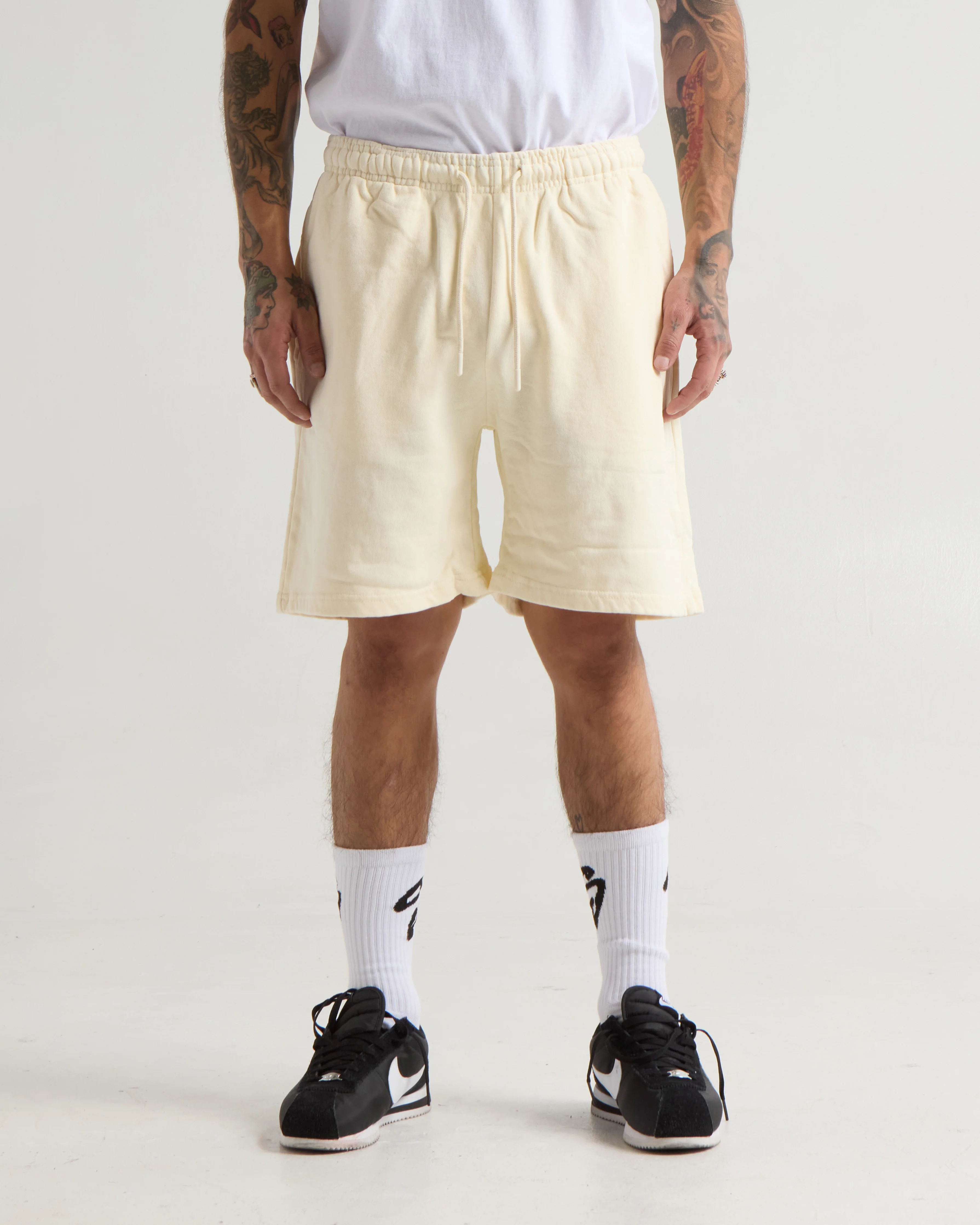 Garment Dye Fleece Mens Shorts - Image 13