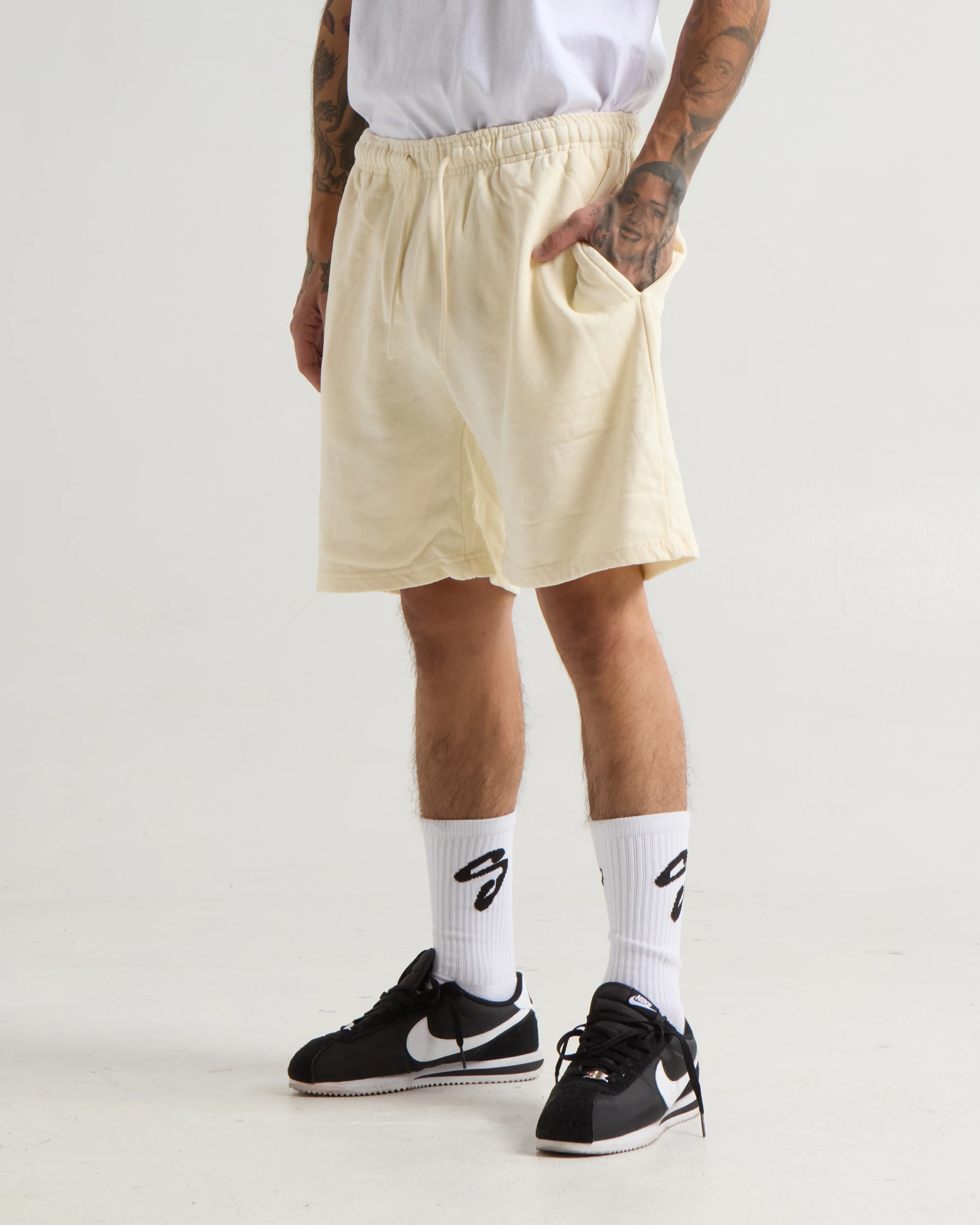 Garment Dye Fleece Mens Shorts - Image 16