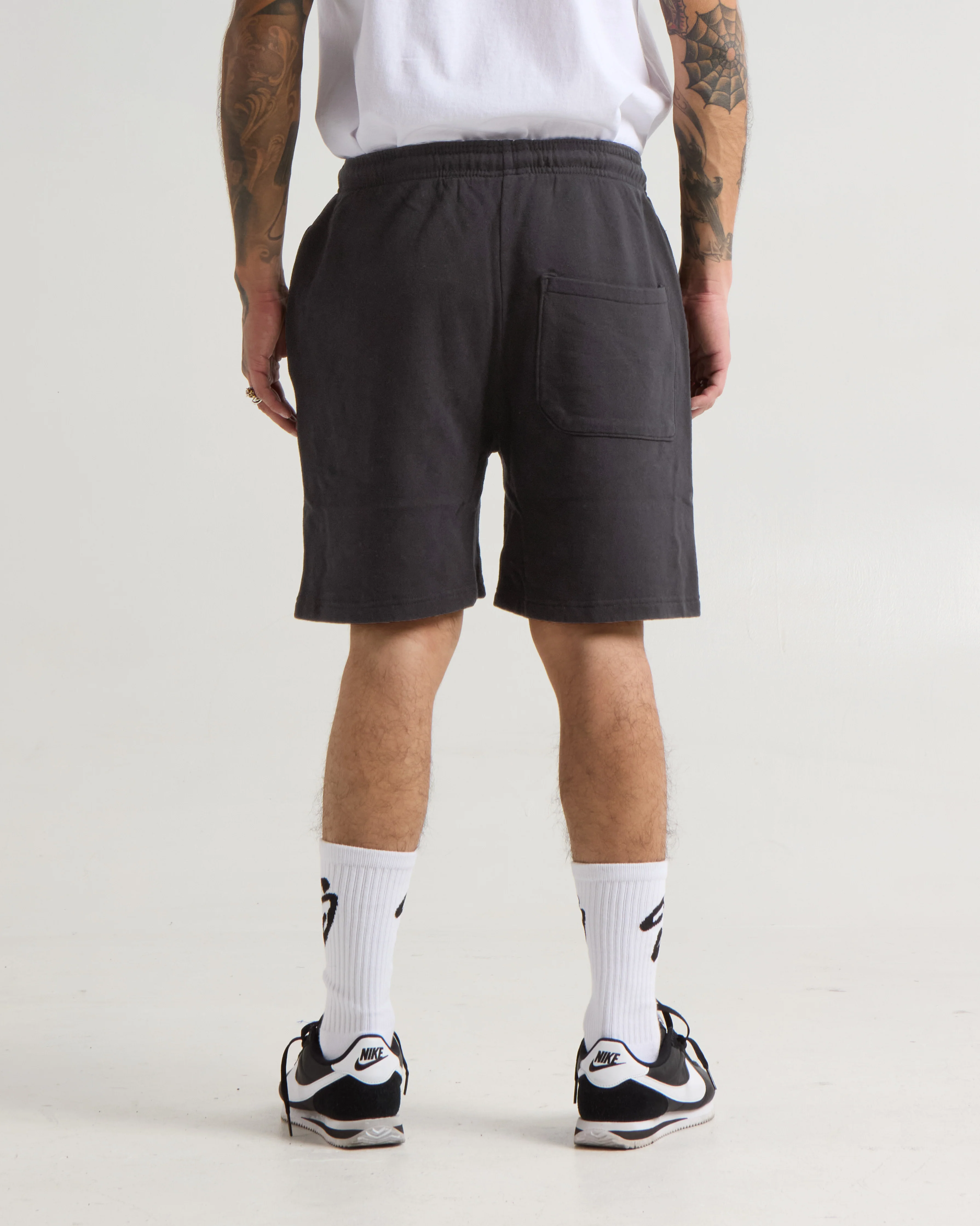 Garment Dye Fleece Mens Shorts - Image 6