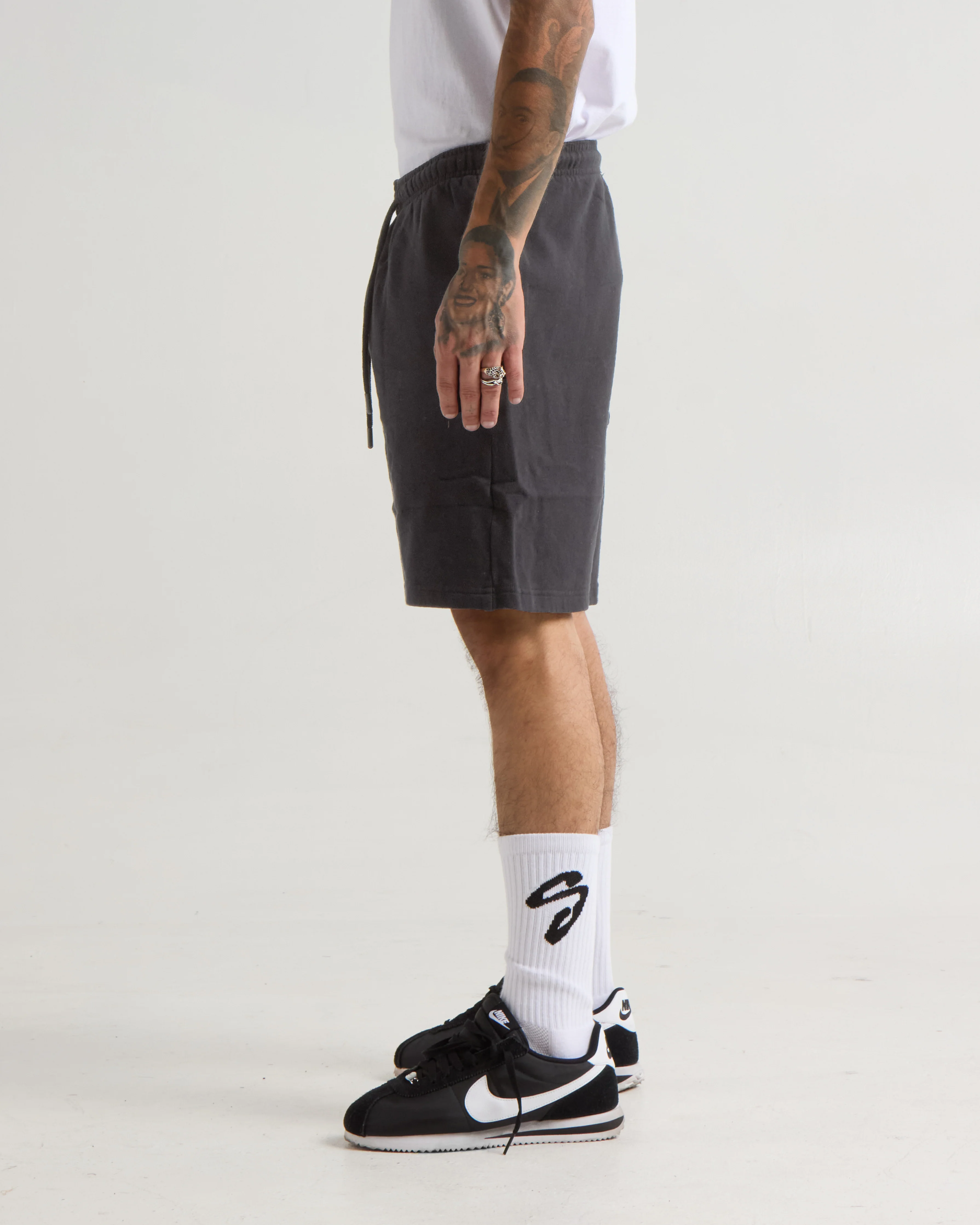 Garment Dye Fleece Mens Shorts - Image 7