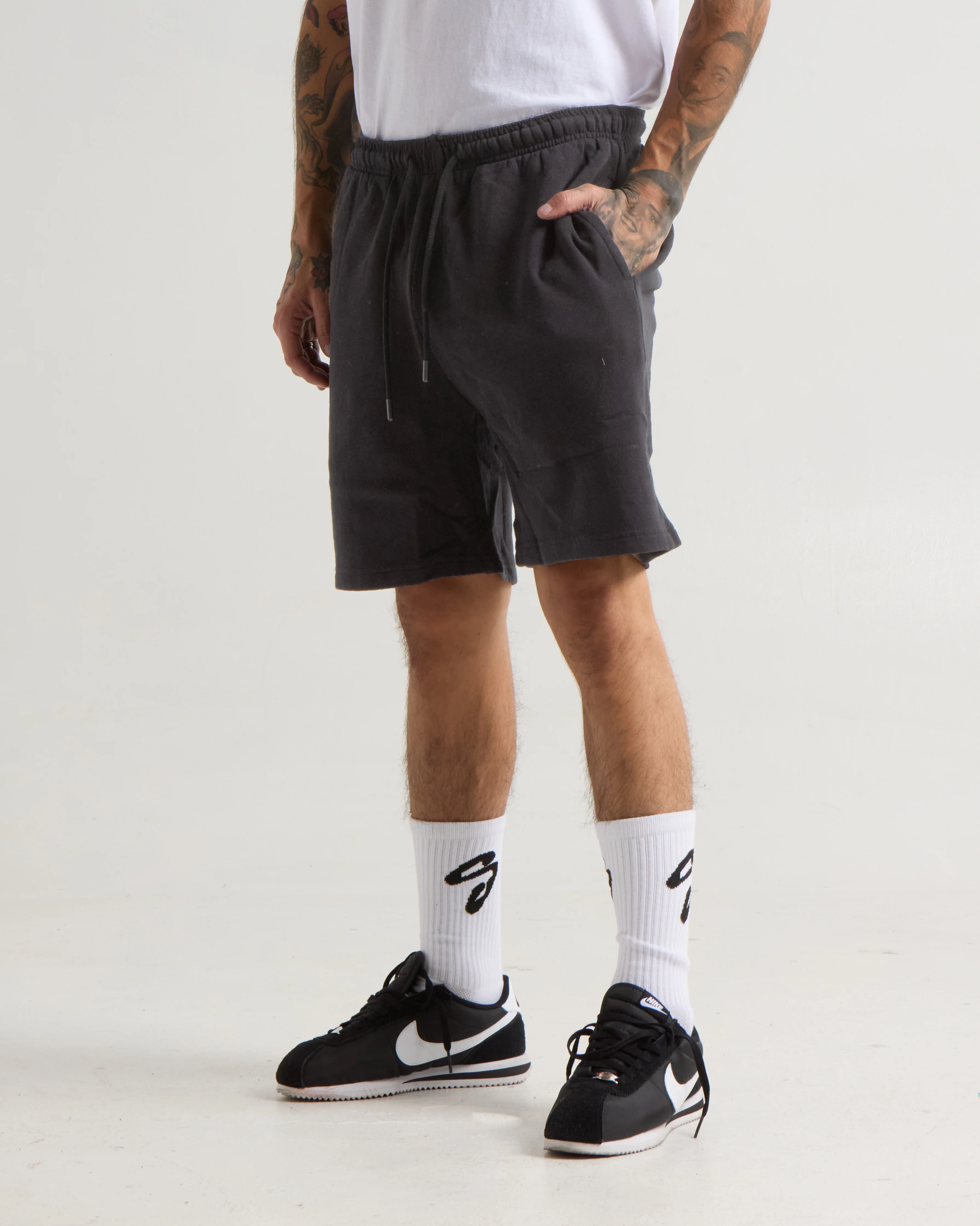 Garment Dye Fleece Mens Shorts - Image 8