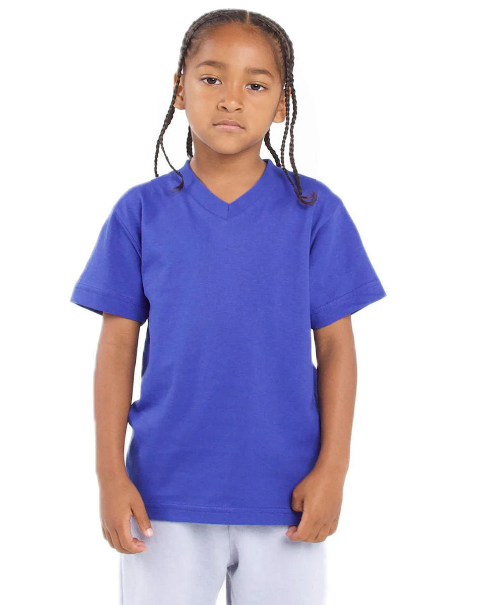 6.0 oz Kids' V-Neck - Image 22