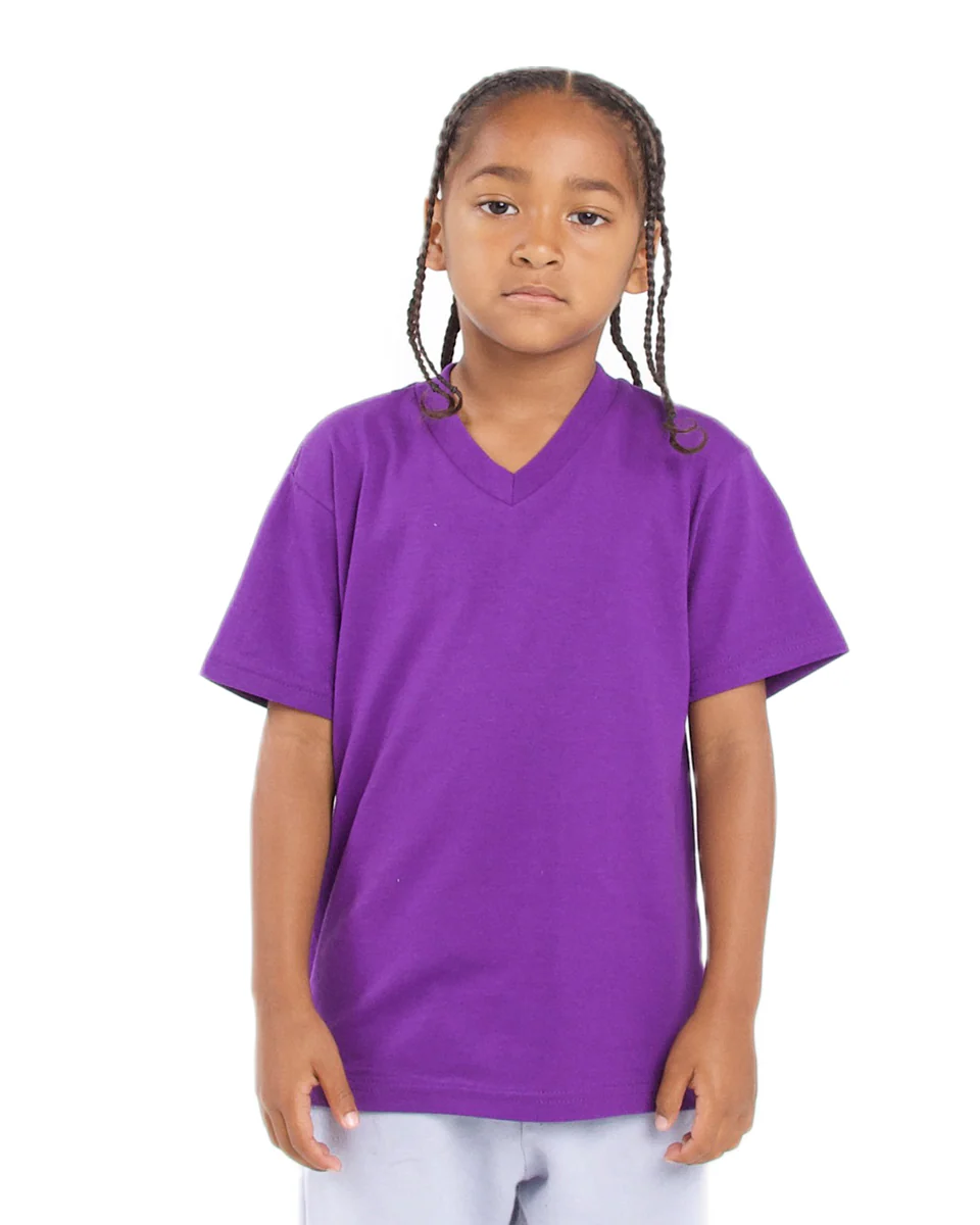 6.0 oz Kids' V-Neck - Image 25