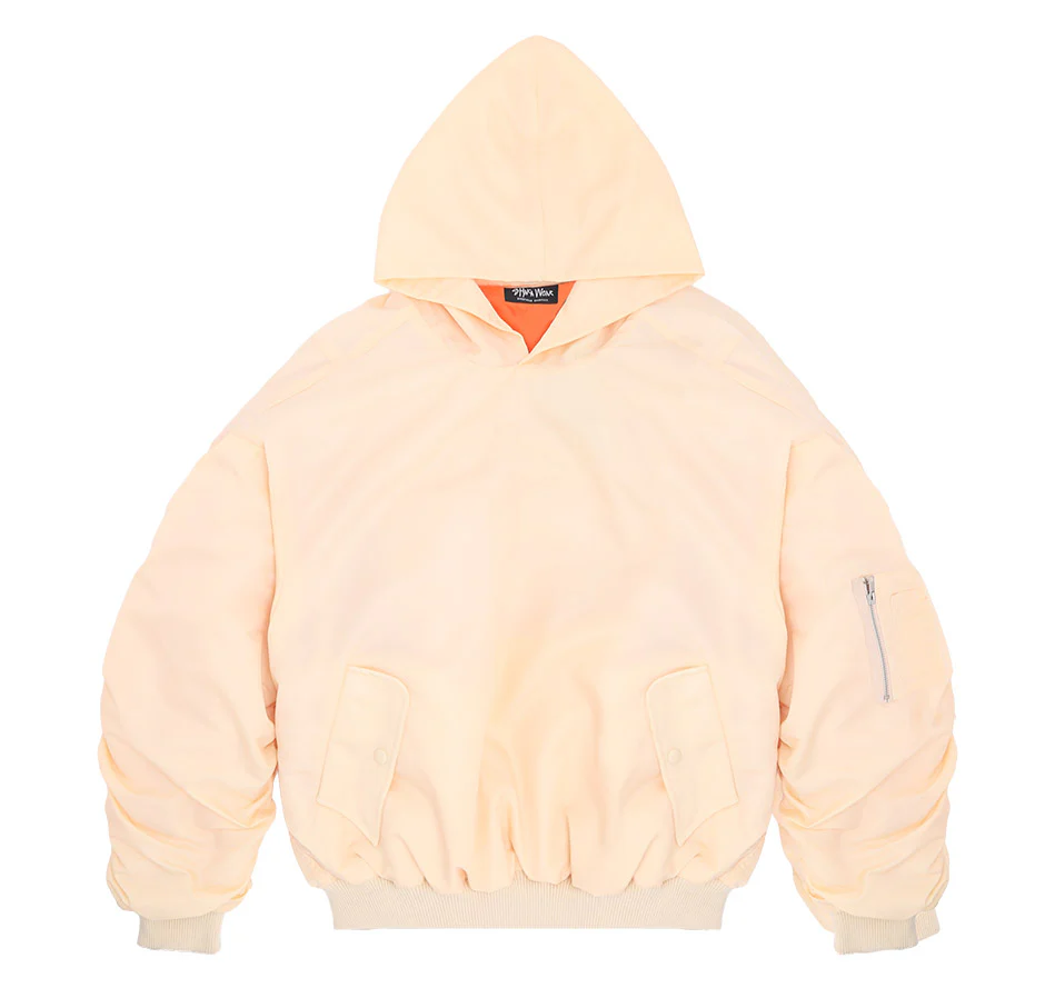 Nylon No-Zip Pullover Bomber - Image 13