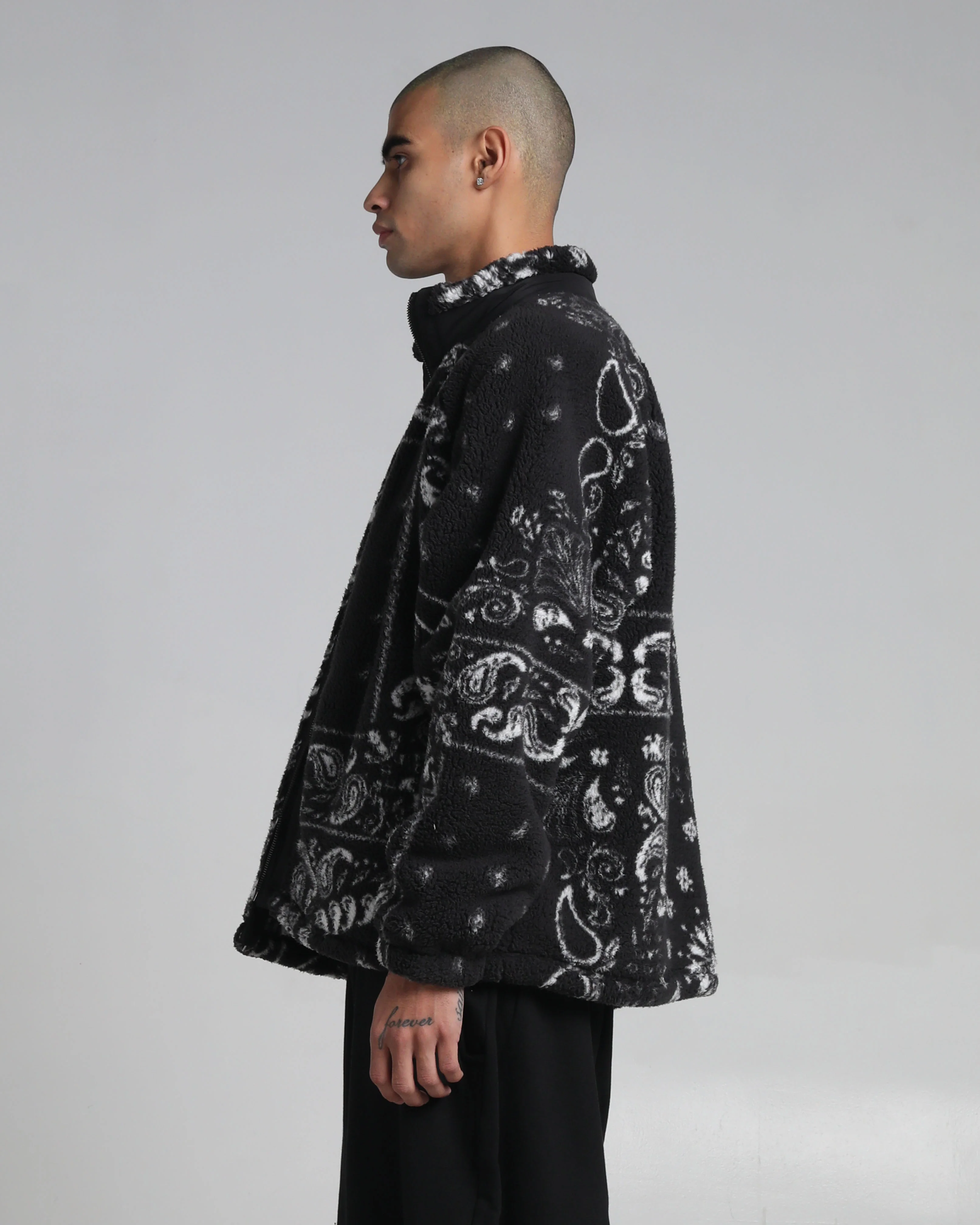 Paisley Sherpa Jacket - Image 4