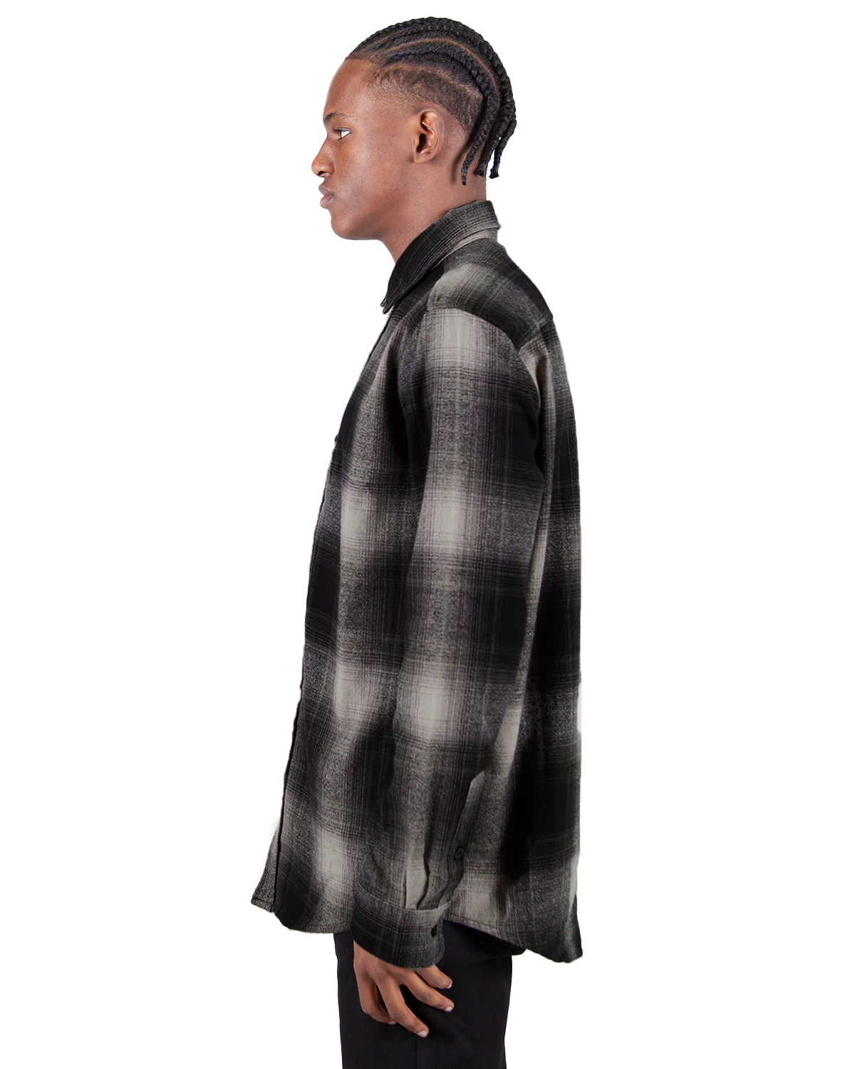 Plaid Flannel Overshirt - Image 12