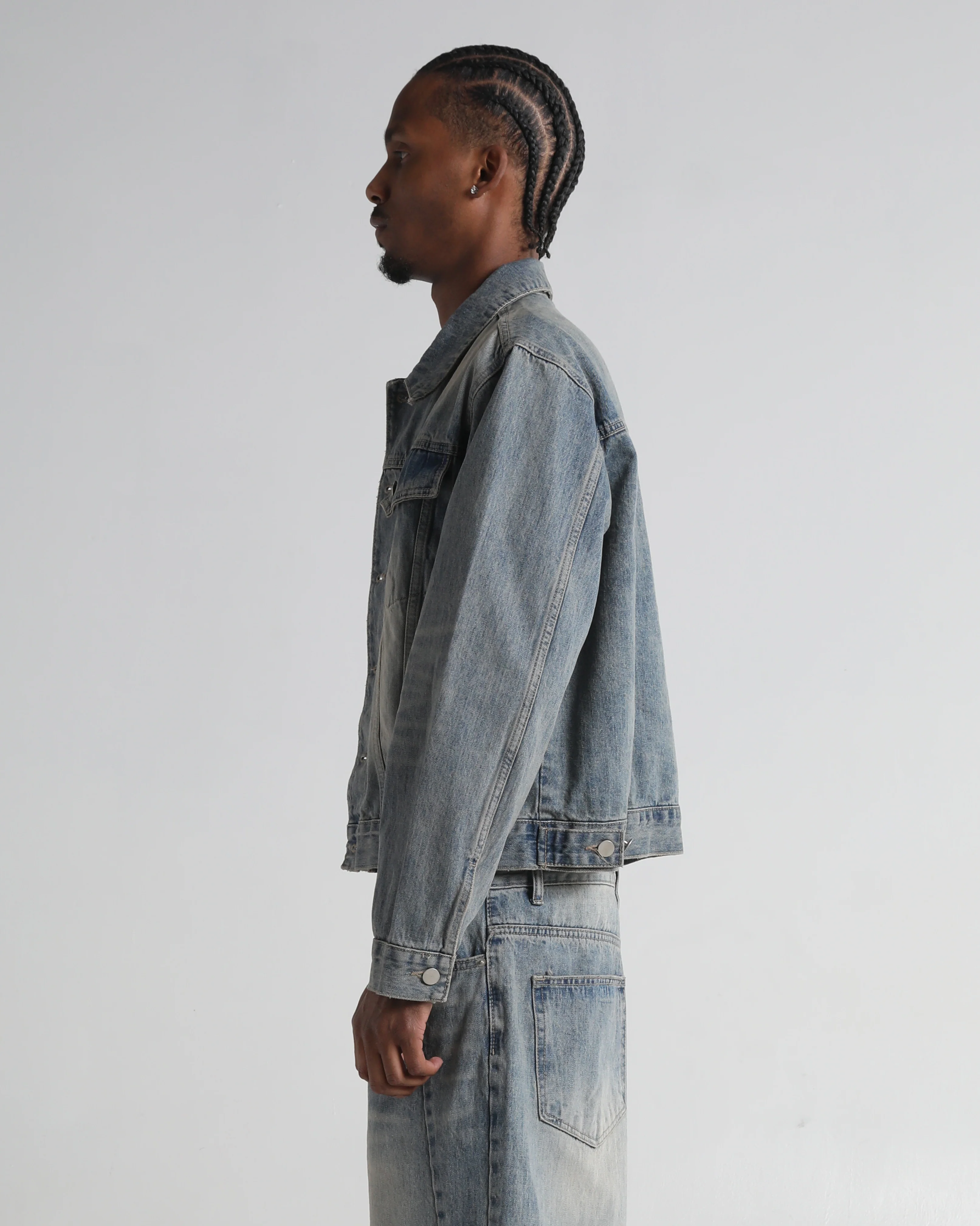 Twisted Denim Jacket - Image 4